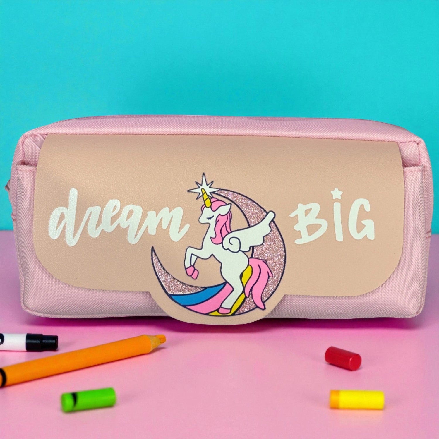 Kids Pencil Stationery Pouch Kit | Multi-Purpose Pen Pencil Case with Cute Cartoon Design | Spacious School Pouch for Boys & Girls - Apkamart