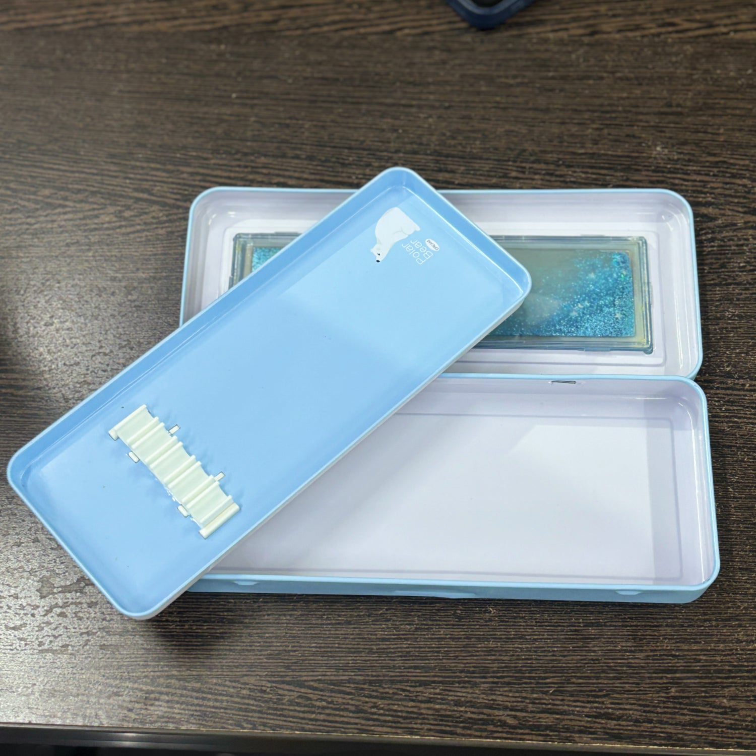 Plastic Pencil Box for Kids | Smart Pen Pencil Case with Sharpener, Scale & Eraser | Kids Study Organizer for School - Apkamart