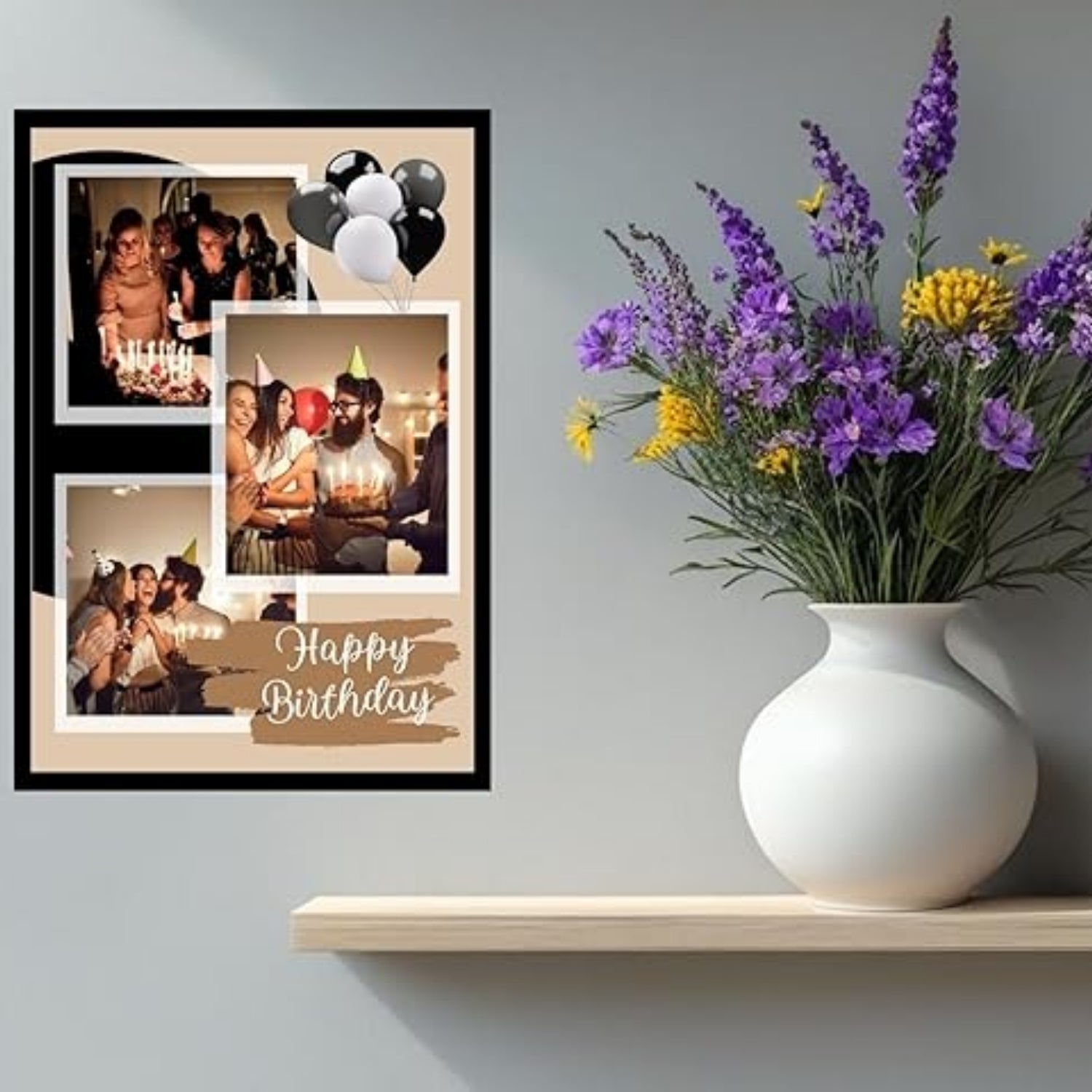 Premium Photo Frame for Home Decor | Tabletop & Wall Hanging Picture Frame | Modern Decorative Photo Display for Living Room, Bedroom & Office - 13 Inch - Apkamart