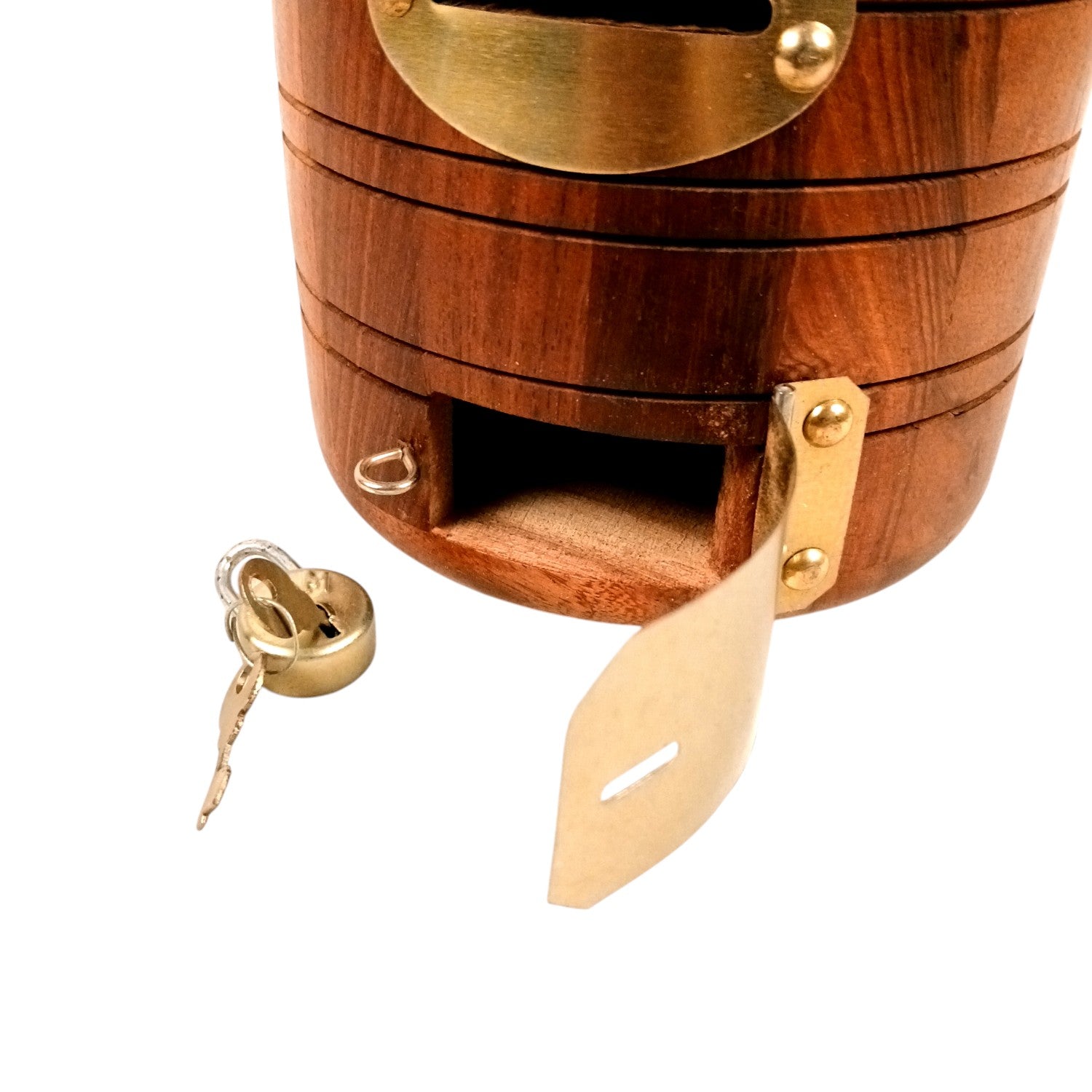 Wooden Money Bank | Piggy Bank / Coin Box With Lock | Gullak - for Kids, Girls , Boys, Birthday Gift, Christmas Gifts for Children, Home Decor - 6 Inch - Apkamart