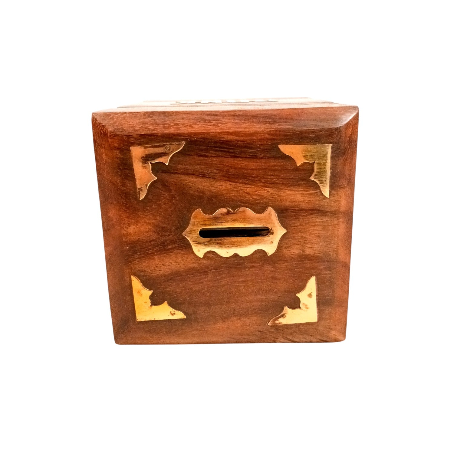Wooden Money Bank | Piggy Bank / Coin Box With Lock | Big Size Gullak - for Kids, Girls , Boys, Birthday Gift, Christmas Gifts for Children, Home Decor - 6 Inch - Apkamart #Style_Design 1