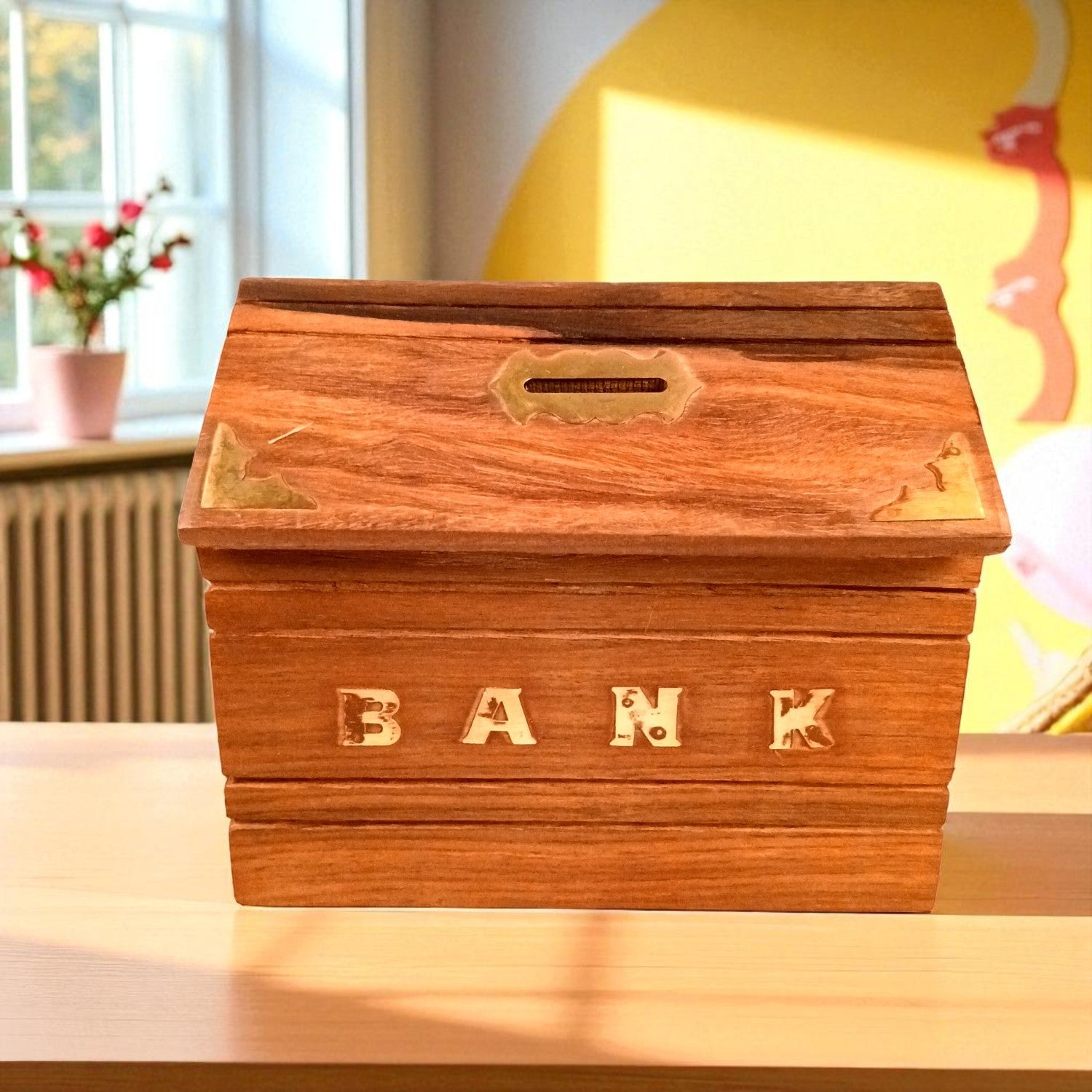 Money Bank - Coin Box With Lock  - Gift Items for Kids - 6 Inch - Apkamart