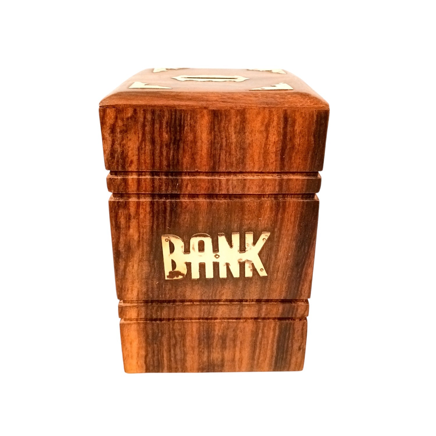Wooden Money Bank | Piggy Bank / Coin Box With Lock | Big Size Gullak - for Kids, Girls , Boys, Birthday Gift, Christmas Gifts for Children, Home Decor - 6 Inch - Apkamart #Style_Design 1