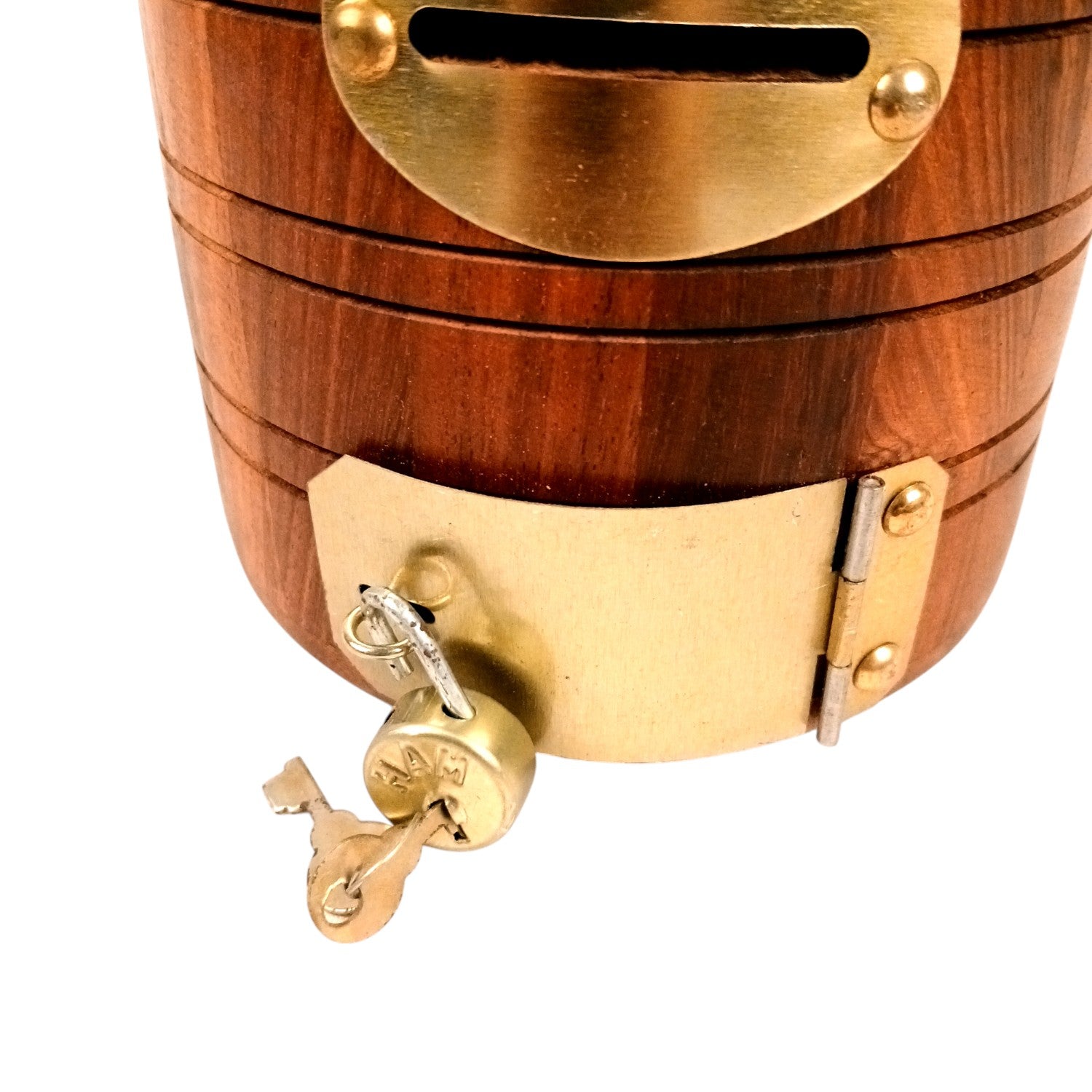 Wooden Money Bank | Piggy Bank / Coin Box With Lock | Gullak - for Kids, Girls , Boys, Birthday Gift, Christmas Gifts for Children, Home Decor - 6 Inch - Apkamart