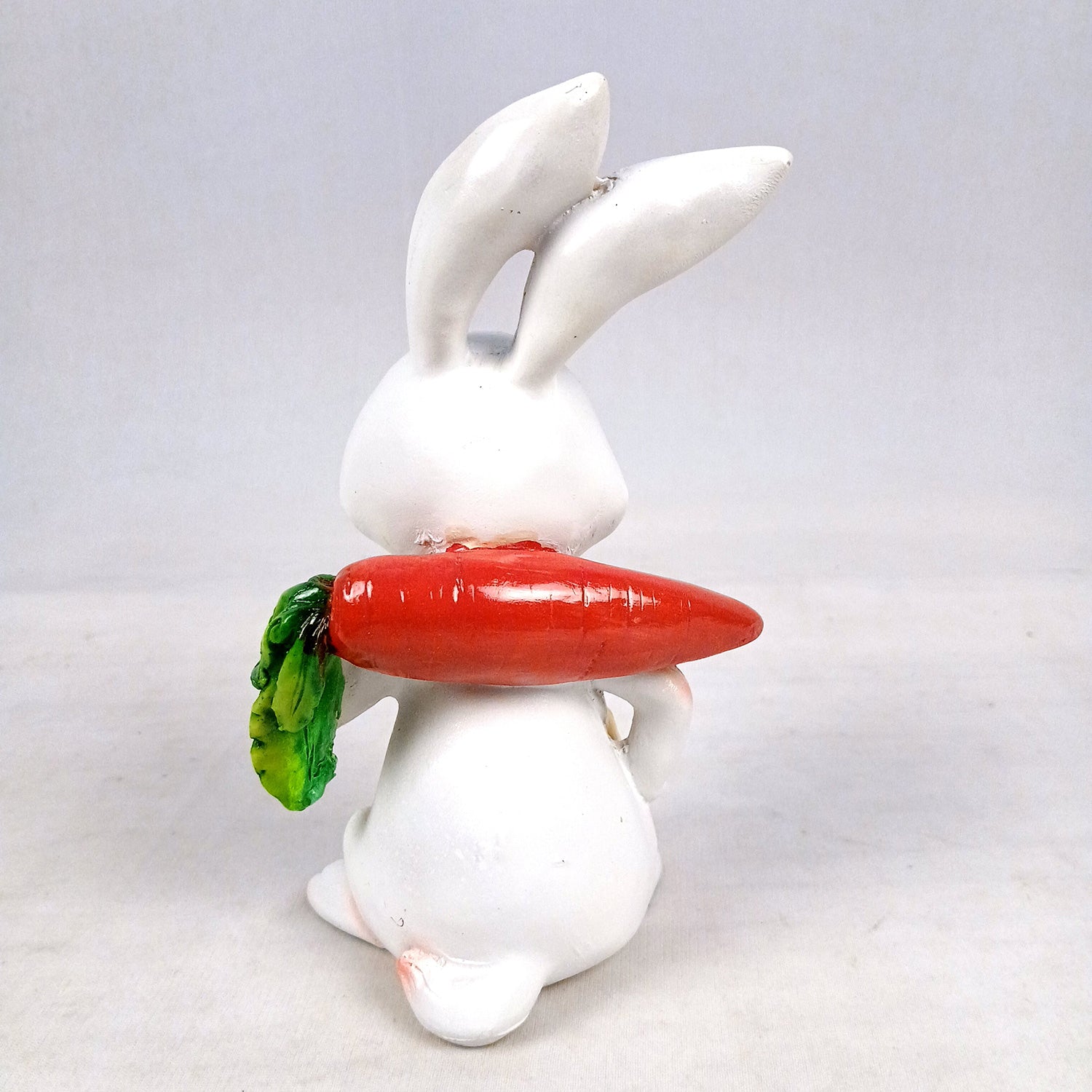 Rabbit Showpiece Set | Cute Bunny Figurines - for Home, Table, Living Room, TV Unit & Garden, Balcony Decor & Gifts - 8 Inch - Apkamart #Style_Design 1