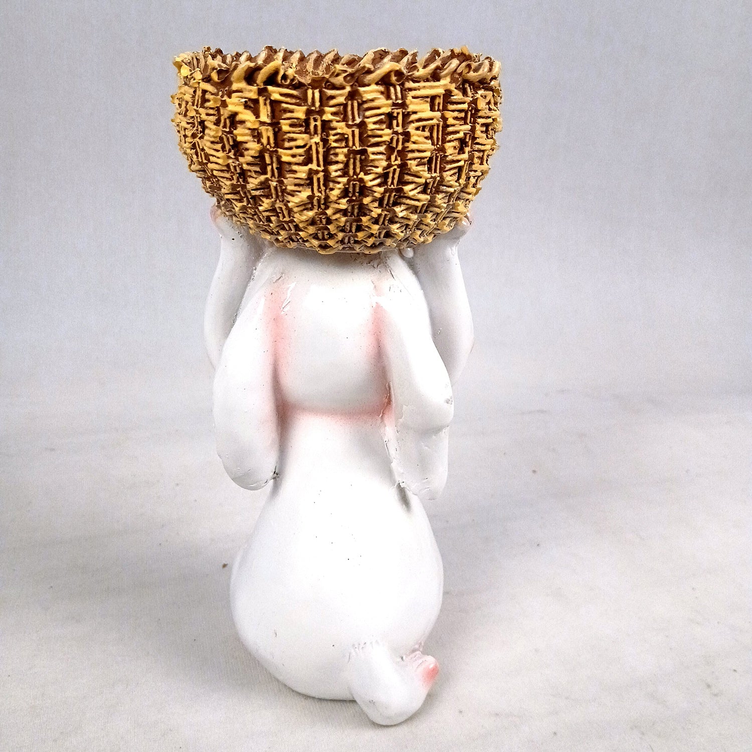 Rabbit Showpiece Set | Cute Bunny Figurines - for Home, Table, Living Room, TV Unit & Garden, Balcony Decor & Gifts - 8 Inch - Apkamart #Style_Design 2