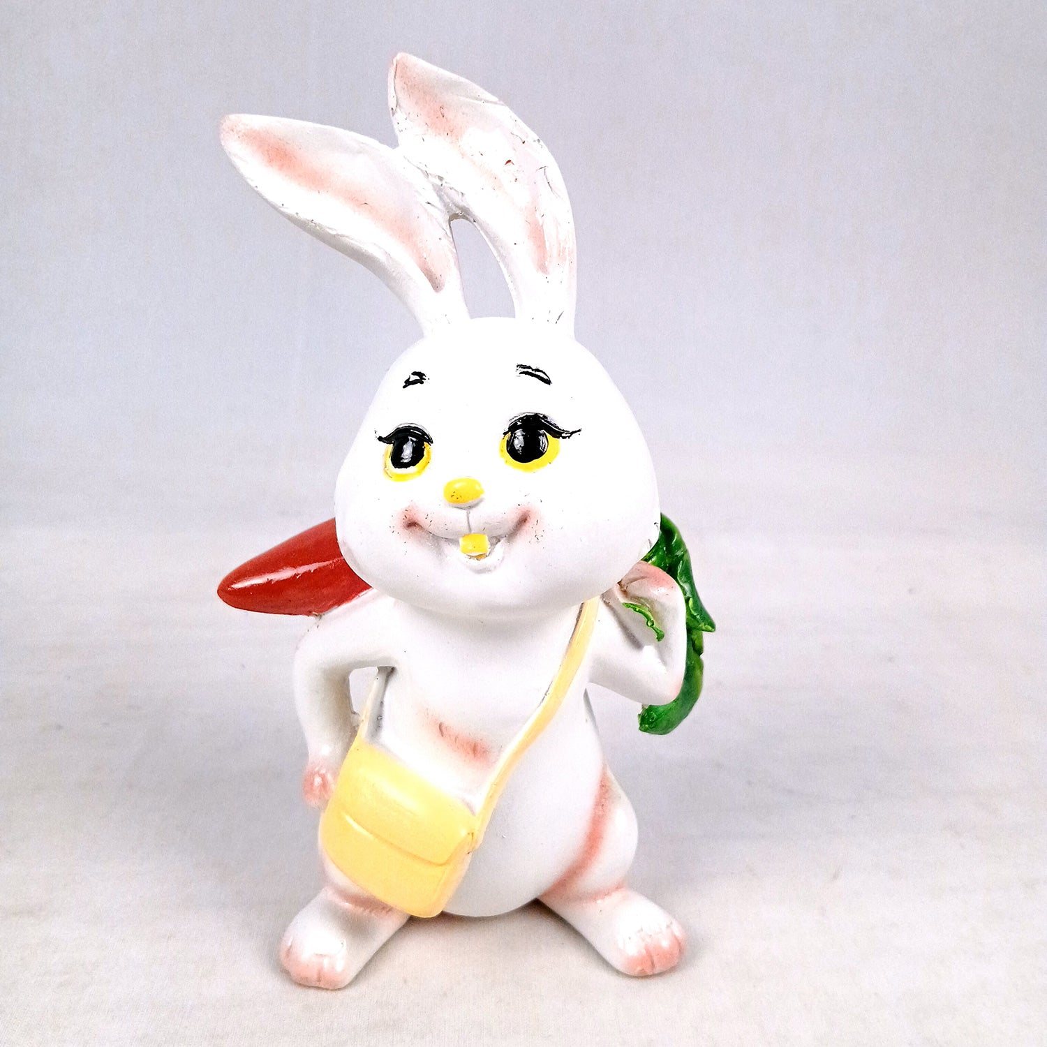 Rabbit Showpiece Set | Cute Bunny Figurines - for Home, Table, Living Room, TV Unit & Garden, Balcony Decor & Gifts - 8 Inch - Apkamart #Style_Design 1