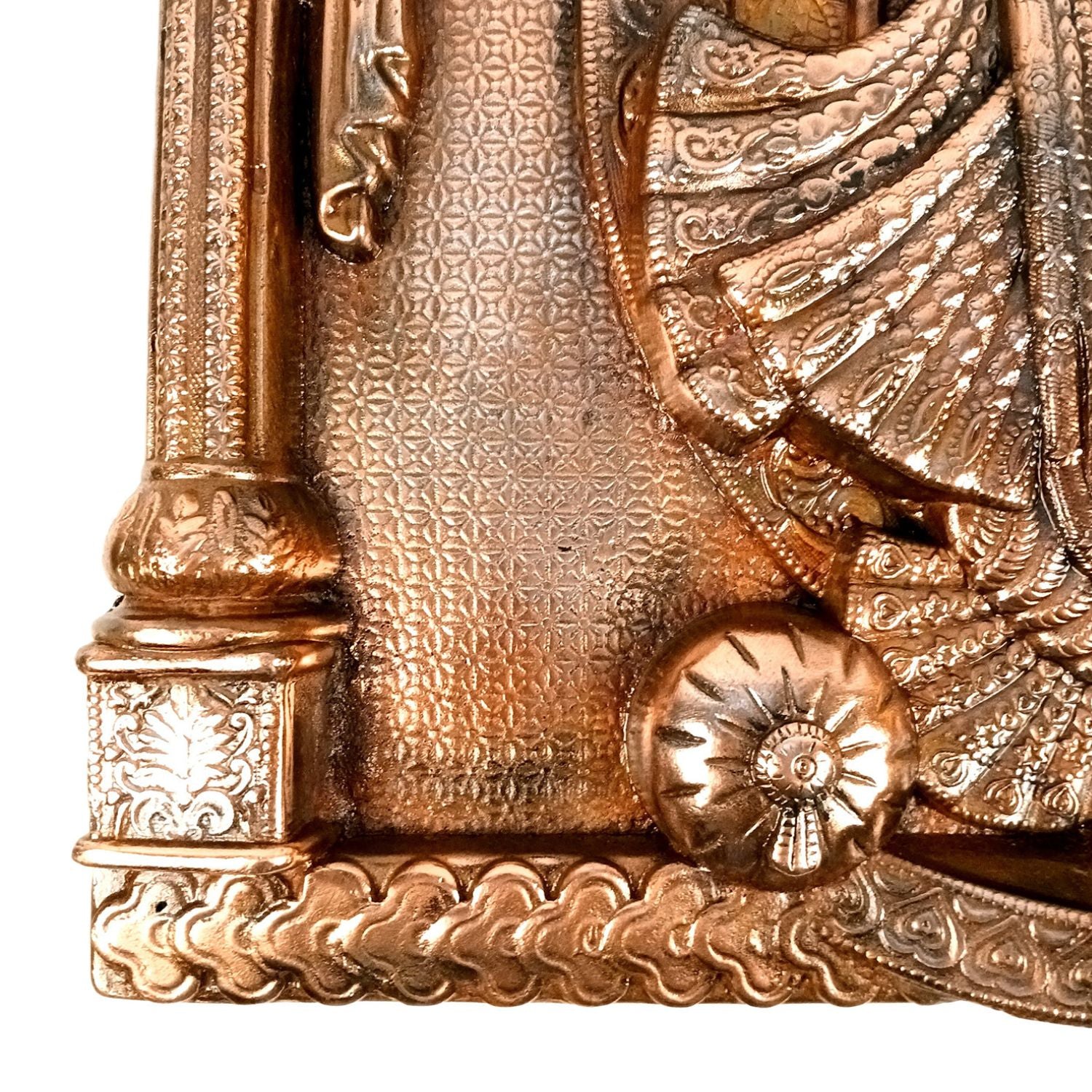 Radha Krishna Wall Hanging Idol | Shri Krishna Radha Wall Art Statue For Big Walls - for Gift, Home, Living Room, Office, Puja Room Decoration - 25 Inch - Apkamart