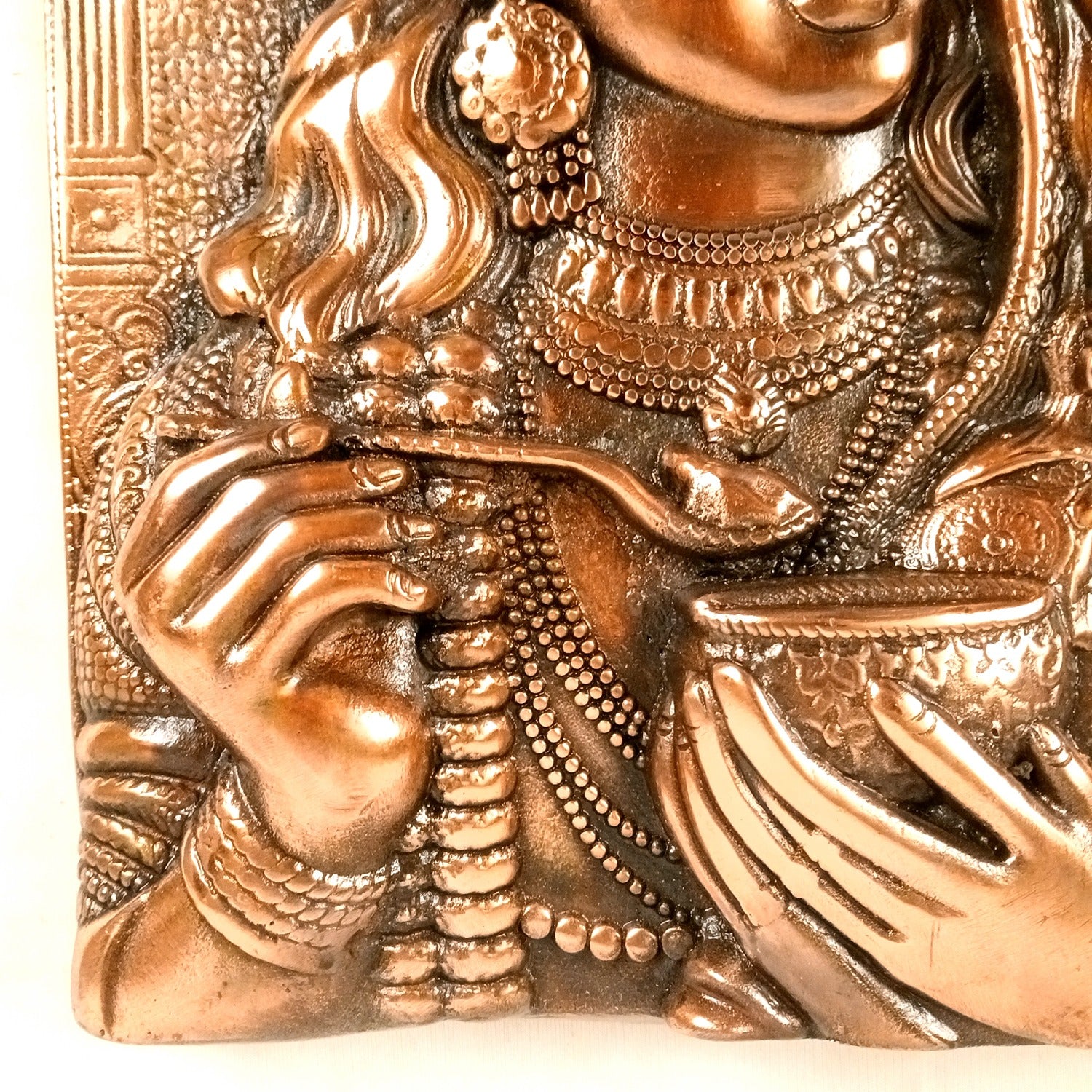 Radha Krishna Wall Hanging | Decorative Metal Wall Art Showpiece for Home Decoration | Lord Krishna Murti Wall Décor for Living Room, Bedroom, Mandir & Gifts - 17 Inch - Apkamart