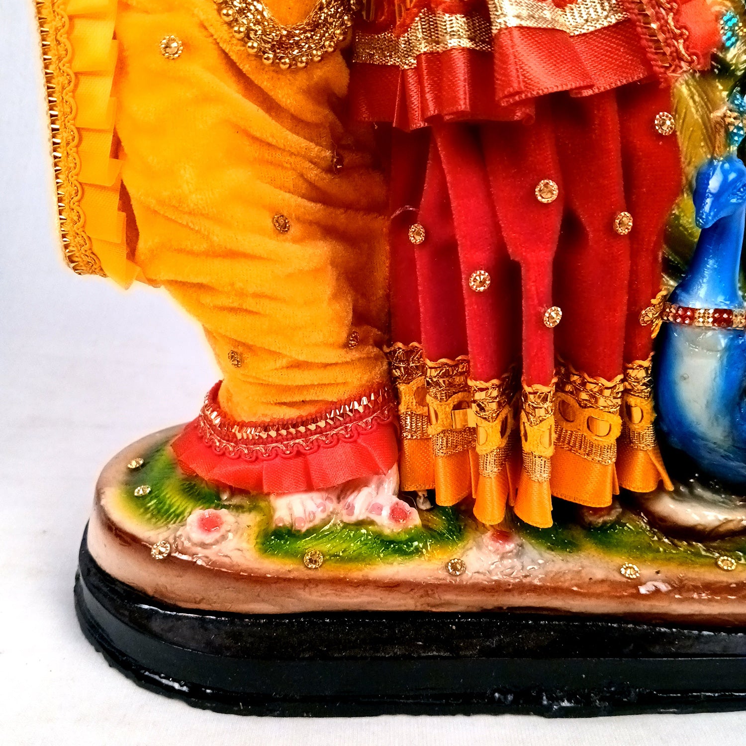 Radha Krishna Statue | Radha Krishna Idol Murti - for Gift, Home, Table, Living Room, Office, Puja Room Decoration - 15 Inch - Apkamart #Style_Design 1