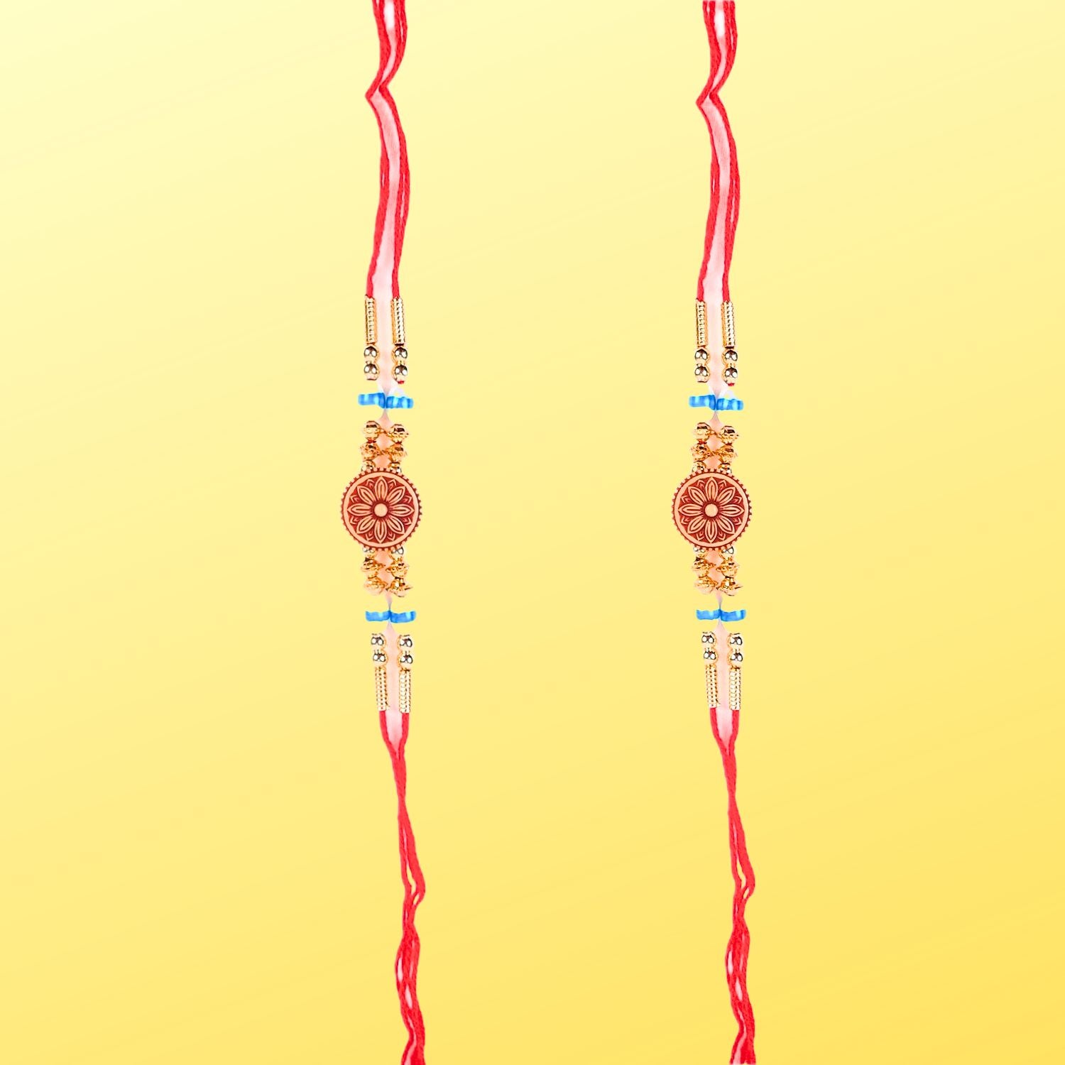 Rakhi Designer | Stylish Rakhi Combo for Bhaiya, Bhabhi, Brother, Bhai | For Raksha Bandhan - apkamart #style_Pack of 2