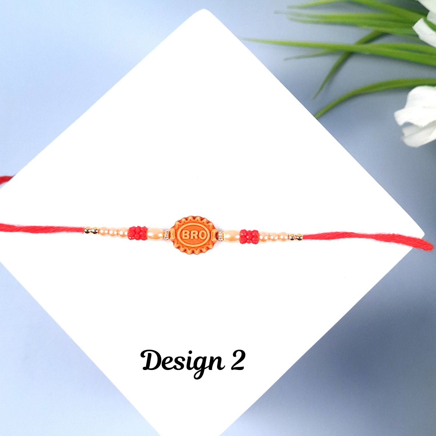 Rakhi - Bro Design | Rakhi Designer Combo for Bhaiya, Bhabhi, Bhai, Sister In Law & Kids | For Raksha Bandhan - apkamart 