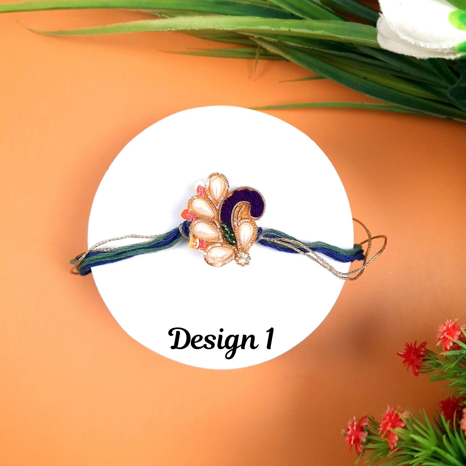 Stylish Peacock Rakhi with Box | Designer Rakhi Combo for Brother, Bhaiya, Bhai - apkamart