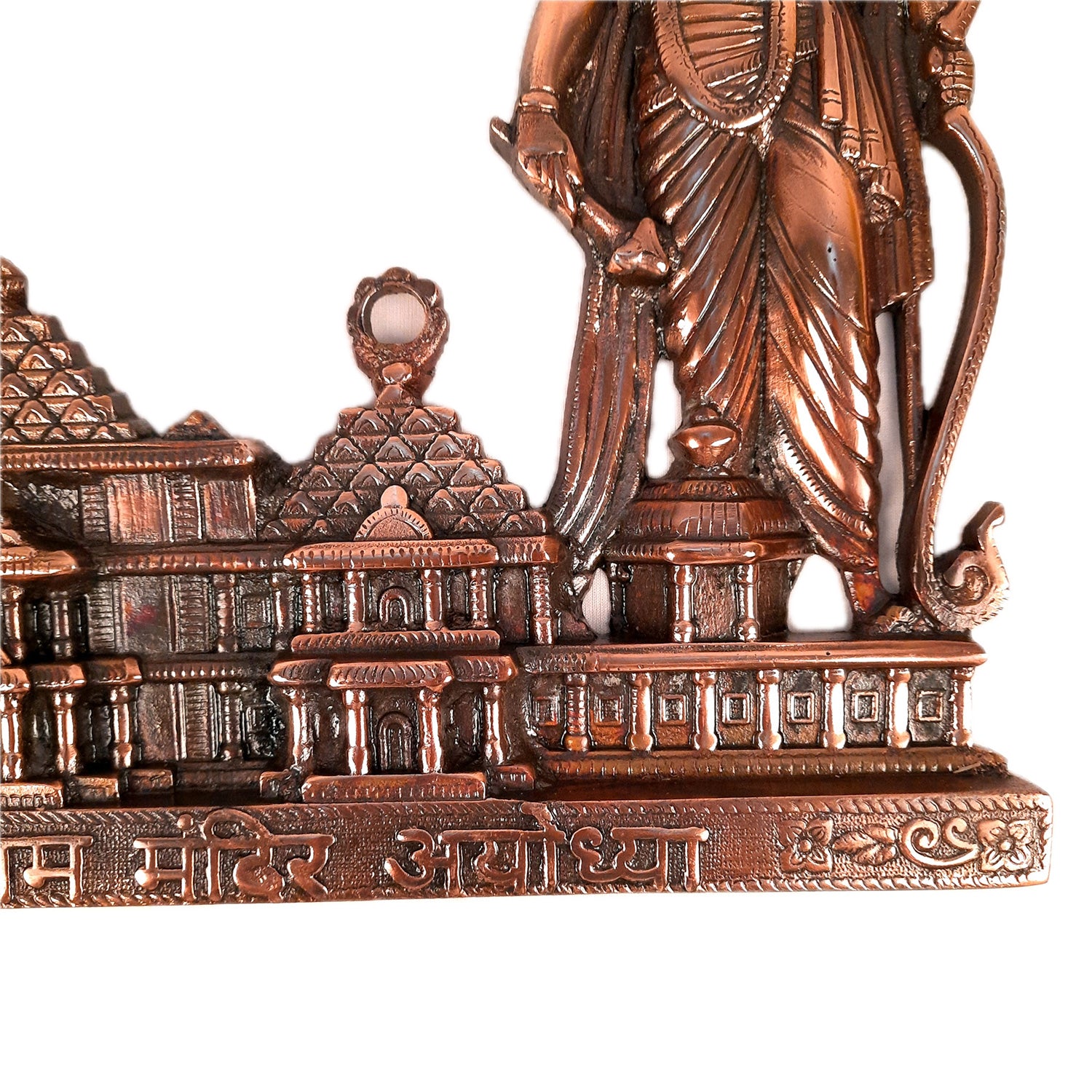 Ram Mandir Ayodhya Model Wall Hanging | Lord Ram Wall Decor - for Home Temple, Office Decor & Gifts - apkamart