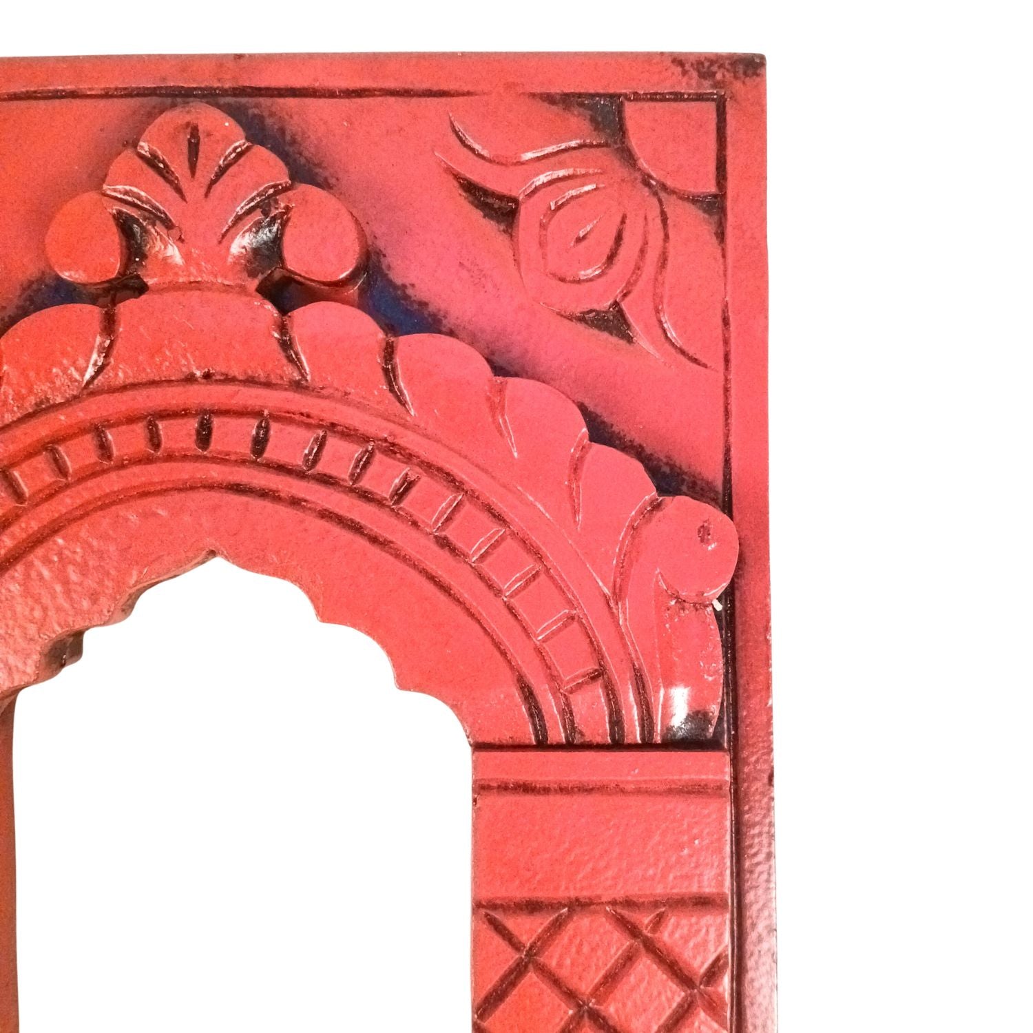 Wooden Jharokha Window Wall Hanging | Rajasthani Decor - 15 inch-Apkamart