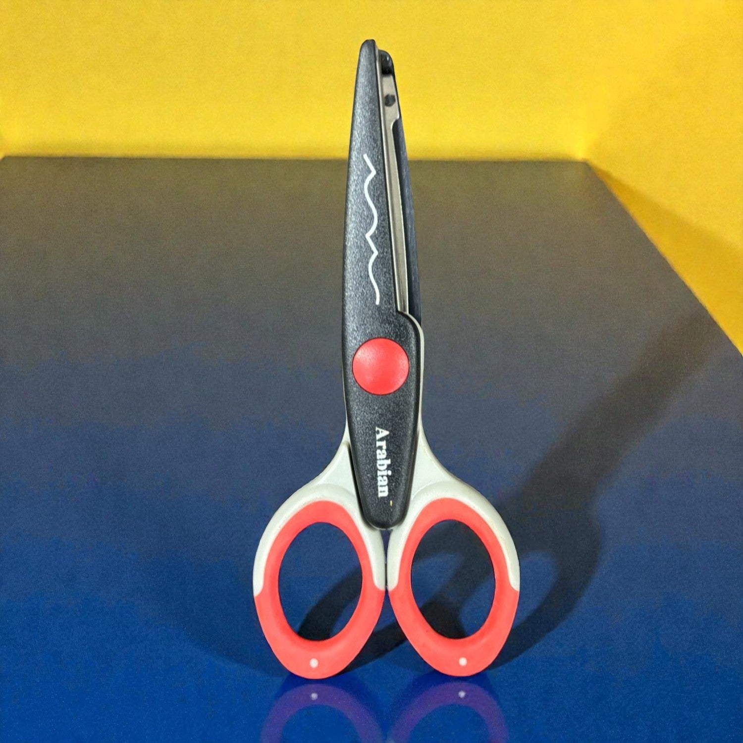 Scissor | Scissor for Art Craft Kitchen and Office | Sharp Stainless Steel Scissors for Home School Cutting Tasks With Comfortable Grip - Apkamart