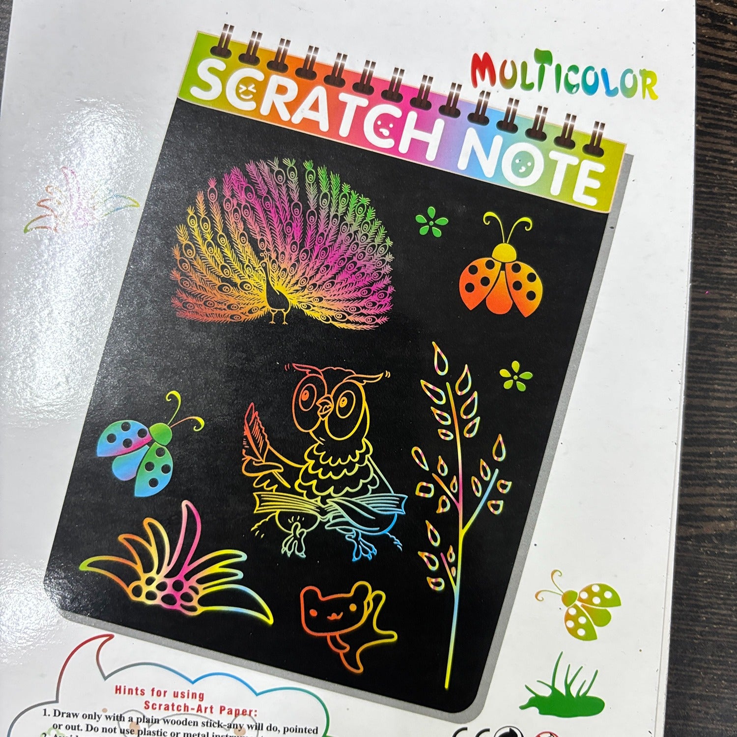 Pig Design Scratch Paper Art & Craft Magic Coloring Book for Kids | Drawing & Coloring Book | Creative DIY Art Notebook | Fun Return Gift for Birthday Parties