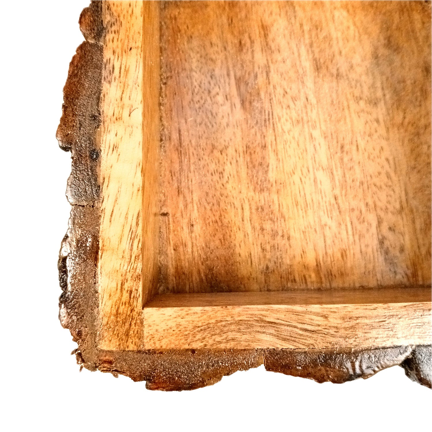 Wooden Tray Set | Serving Trays For Tea, Coffee & Snacks | Multipurpose Decorative Tray & Platters - For Home, Dining Table Organization, Kitchen & Gifts - 10 Inch (Pack of 3) - Apkamart