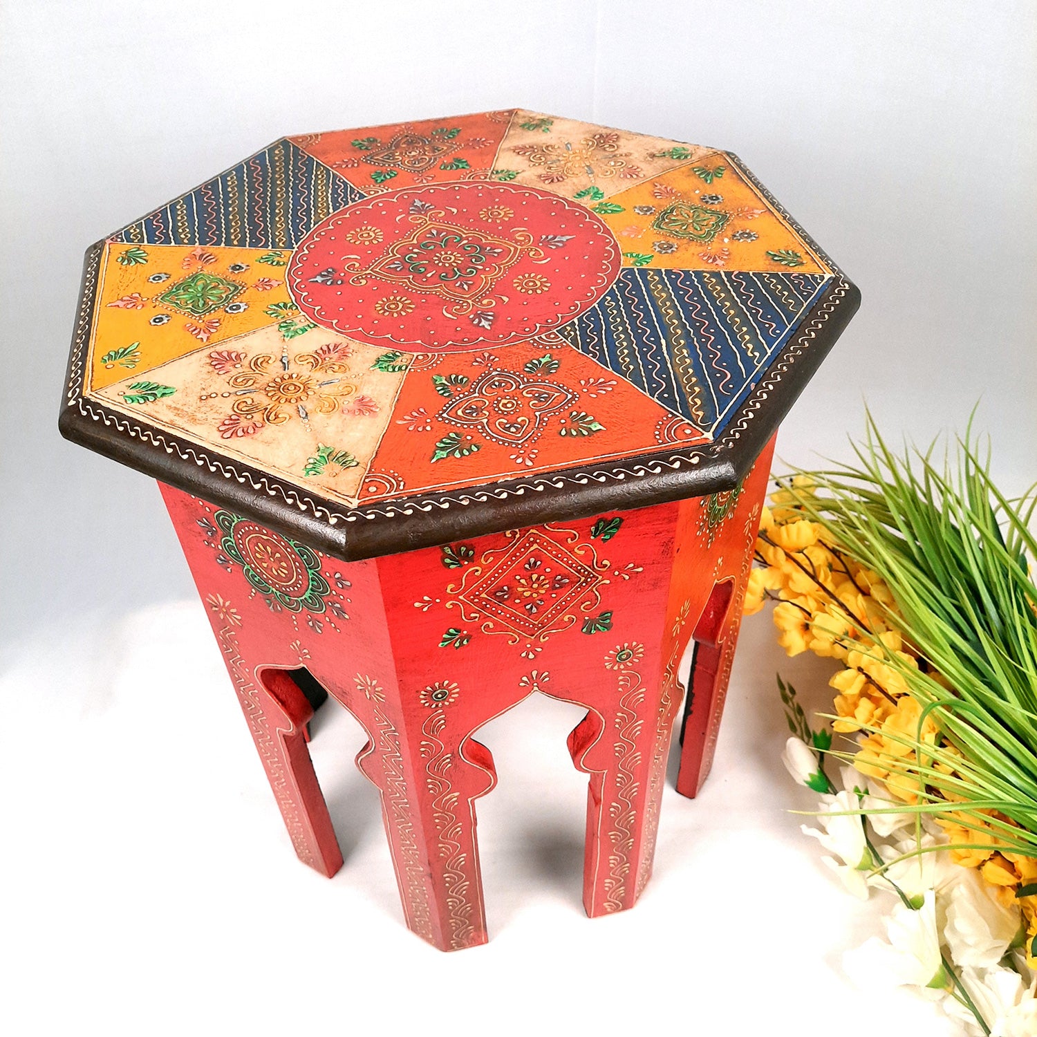 Wooden Side Table | End Table | Coffee Tables - for Living Room, Bedside, Sofa Side, Corners, Home Decor & Gifts - 18 Inch - Apkamart