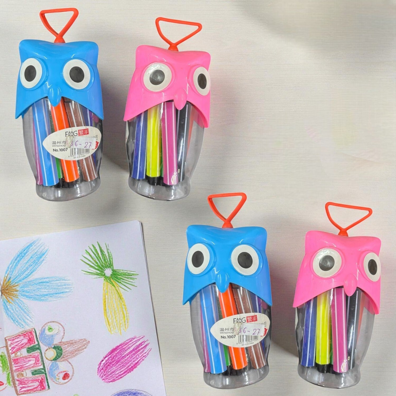 Sketch Pen Set | 12 Multicolor Sketch Pens in Each Pack | Fine Tip Drawing & Coloring Pens for Kids, Students, School Supplies, Art & Craft, and Return Gifts - Apkamart #Style_Pack Of 4