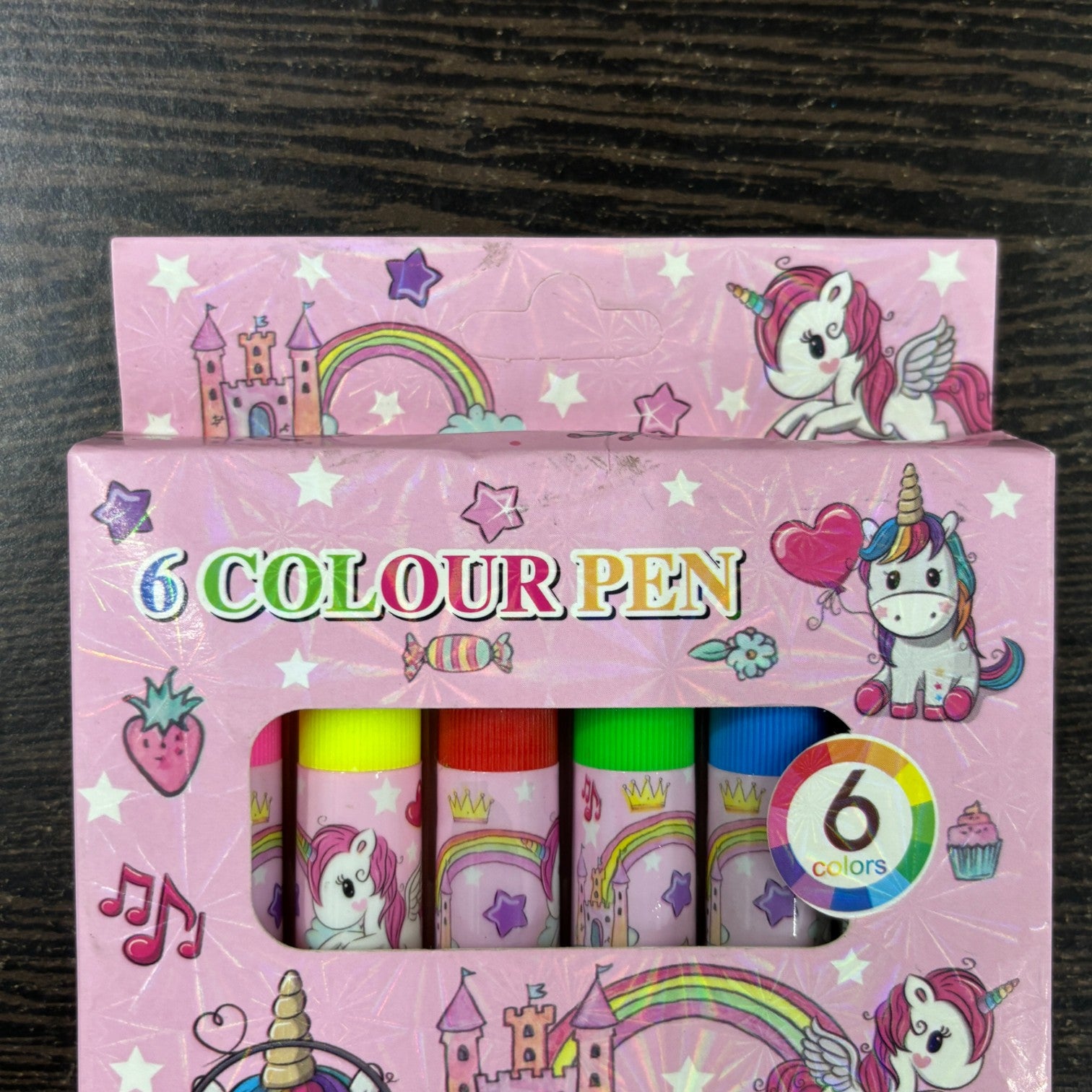 Mini Sketch Pen | Coloring Pen Set for Kids, School, Drawing, Art & Craft, Birthday Return Gifts, Students Stationery – 6 Multicolor Mini Sketch Pens in Each Pack