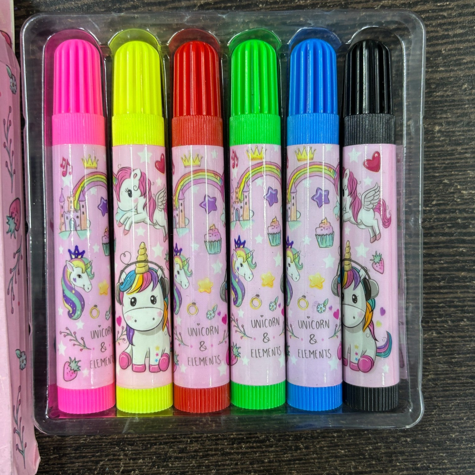 Mini Sketch Pen | Coloring Pen Set for Kids, School, Drawing, Art & Craft, Birthday Return Gifts, Students Stationery – 6 Multicolor Mini Sketch Pens in Each Pack