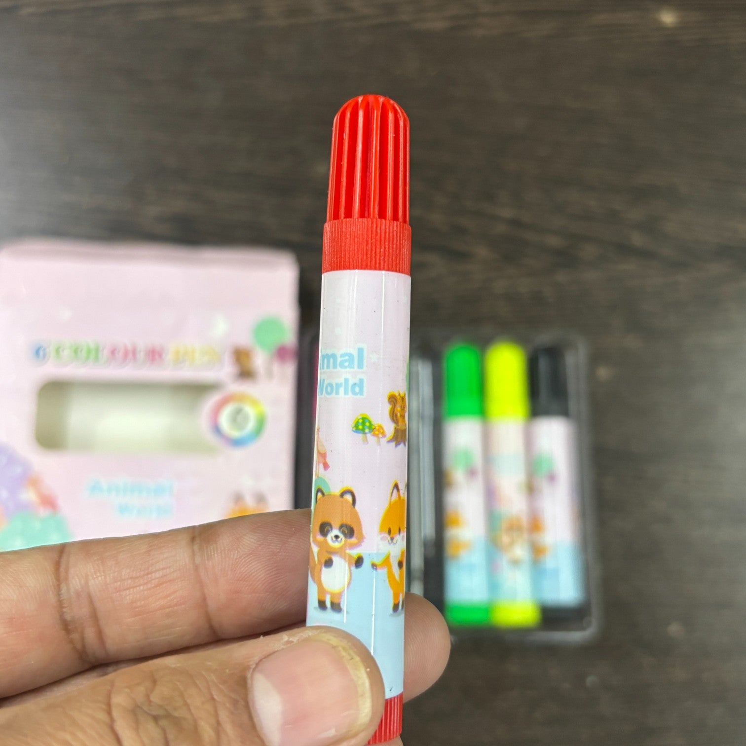 Mini Sketch Pen | Coloring Pen Set for Kids, School, Drawing, Art & Craft, Birthday Return Gifts, Students Stationery – 6 Multicolor Mini Sketch Pens in Each Pack