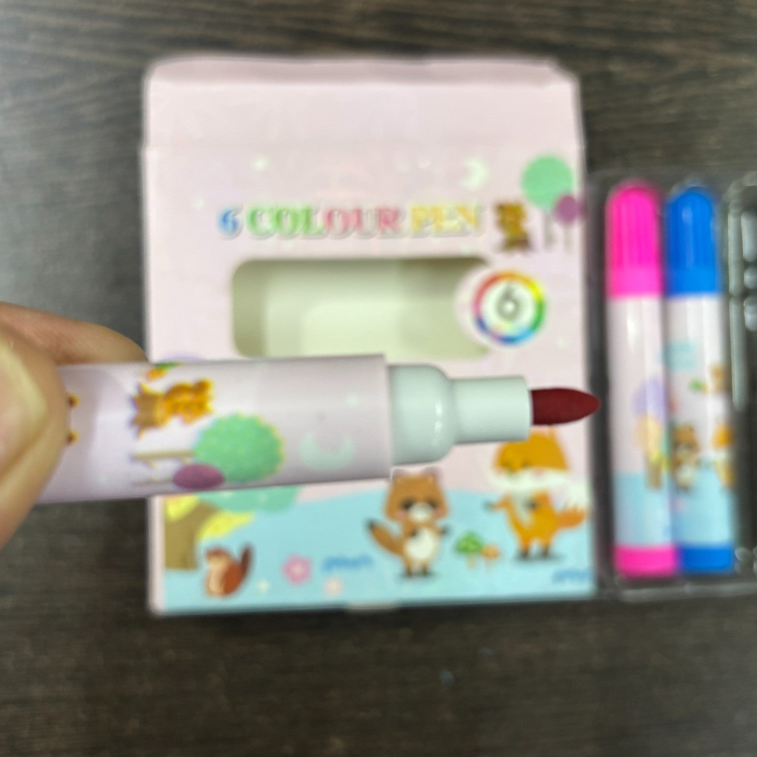 Mini Sketch Pen | Coloring Pen Set for Kids, School, Drawing, Art & Craft, Birthday Return Gifts, Students Stationery – 6 Multicolor Mini Sketch Pens in Each Pack