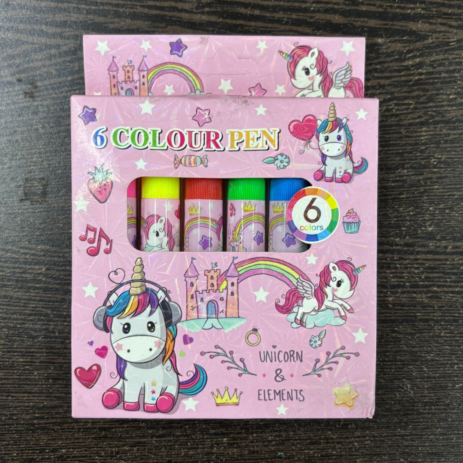 Mini Sketch Pen | Coloring Pen Set for Kids, School, Drawing, Art & Craft, Birthday Return Gifts, Students Stationery – 6 Multicolor Mini Sketch Pens in Each Pack