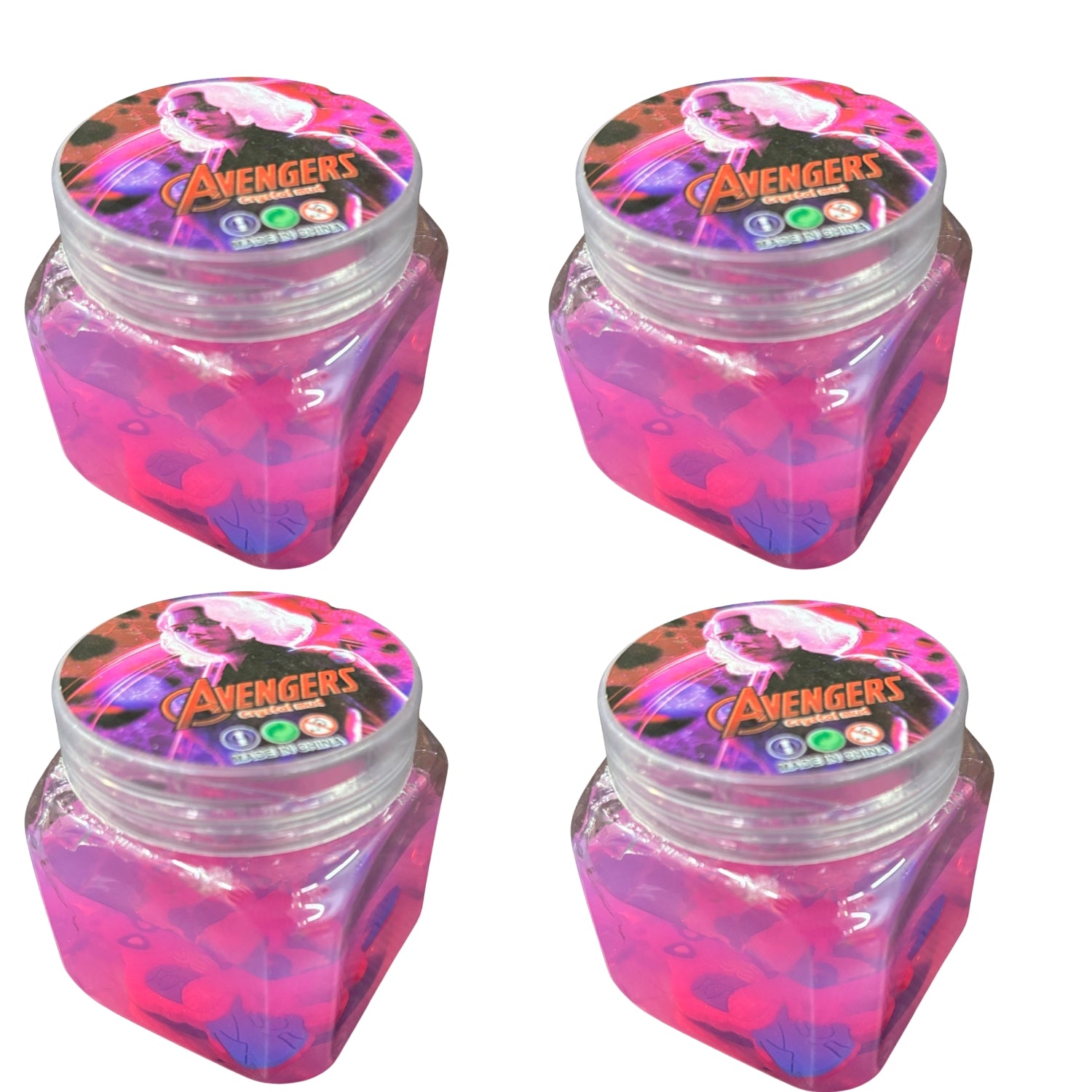 Slime for Kids Fun | DIY Slime Making Toy Non-Toxic Safe Jelly Slime Gel Creative Sensory | Play Slime Activity Fun Entertainment at Home - Apkamart #Style_Pack Of 4