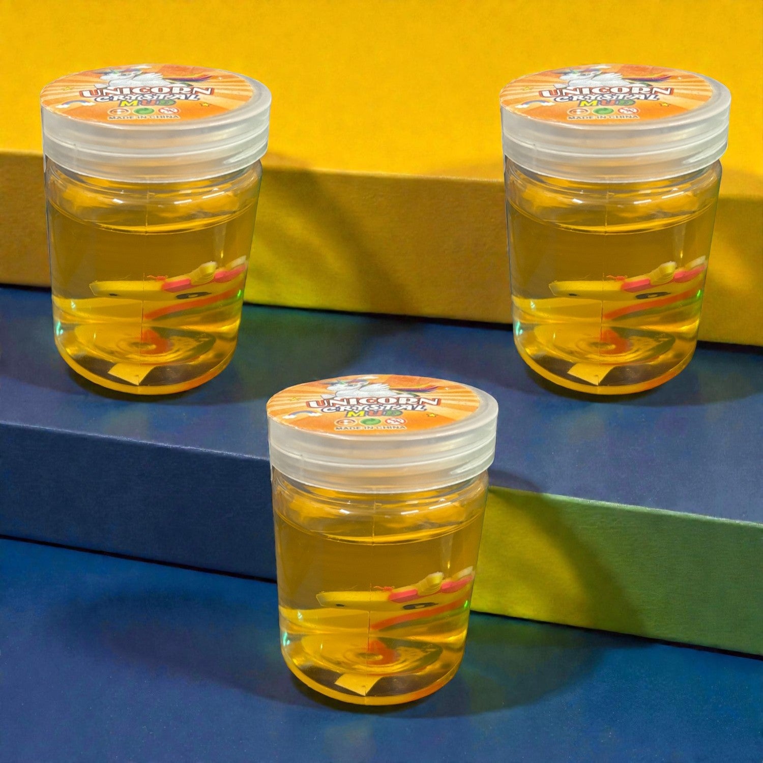 Slime for Kids Fun| DIY Slime Making Toy Non-Toxic Safe Jelly Slime Gel Creative Sensory | Play Slime Activity & Fun Entertainment - Apkamart #Style_Pack Of 3