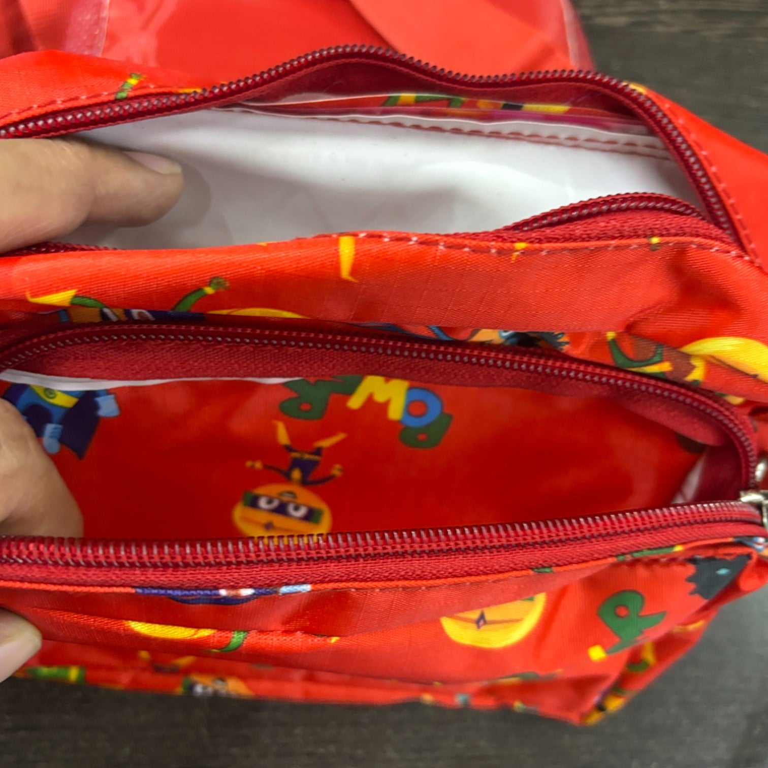 Cartoon Print Sling Bag For Kids Girls Boys Crossbody - Apkamart