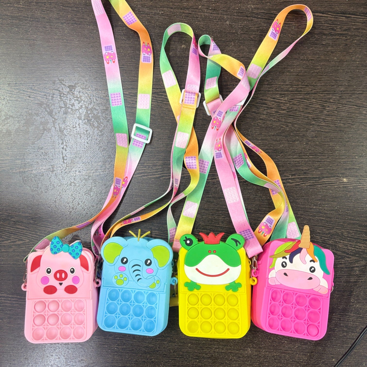 Pop It Sling Bag For Kids Crossbody Fidget Toy Bag - Apkamart