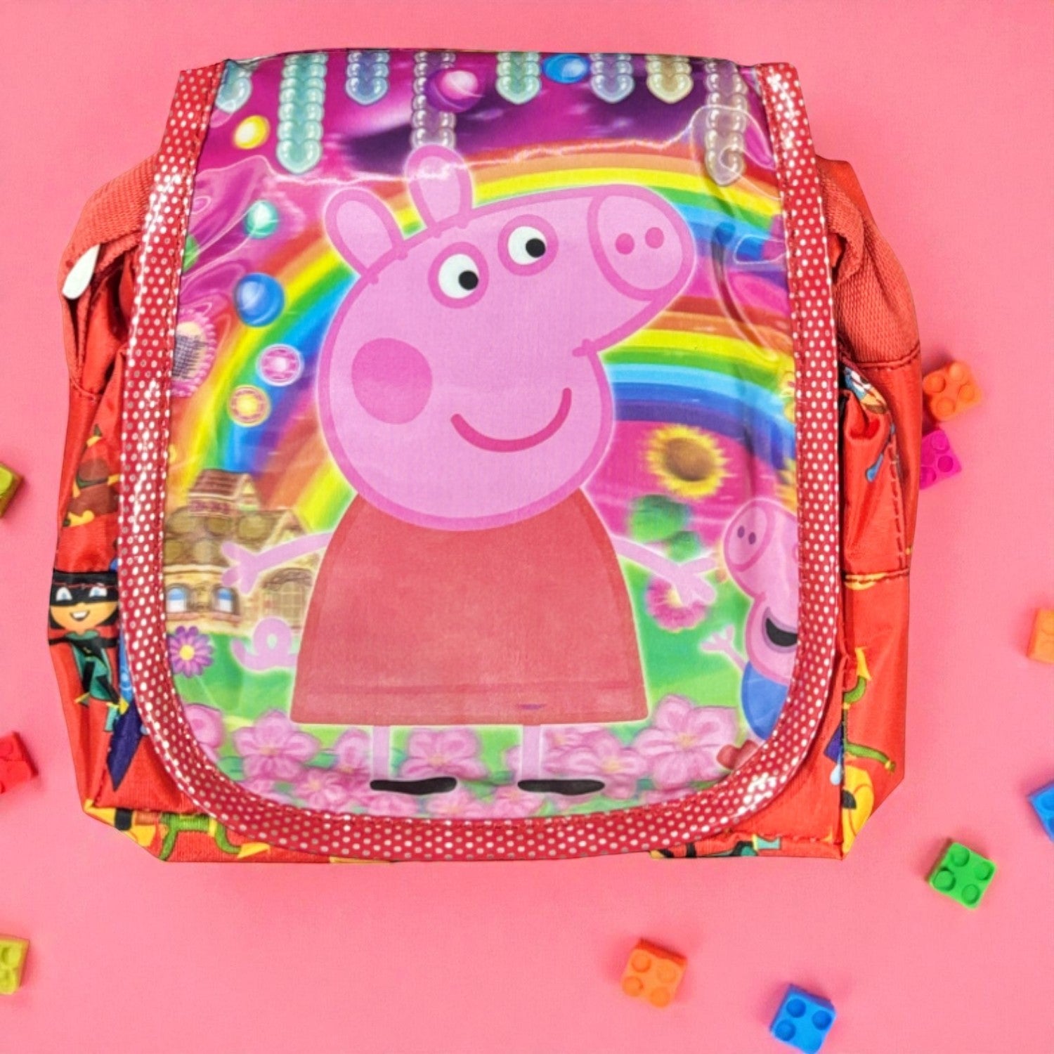 Cartoon Print Sling Bag for Kids | Cute Crossbody Shoulder Bag for Girls & Boys | Lightweight Mini Travel Bag for School, Outings & Daily Use - Apkamart