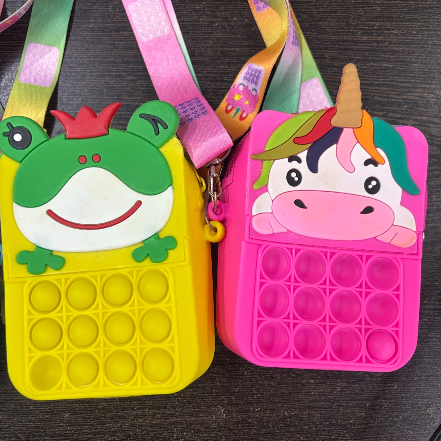 Pop It Sling Bag for Kids | Cute Push Bubble Crossbody Bag for Girls & Boys | Fidget Toy Sling Bag for School, Travel & Daily Use - Apkamart