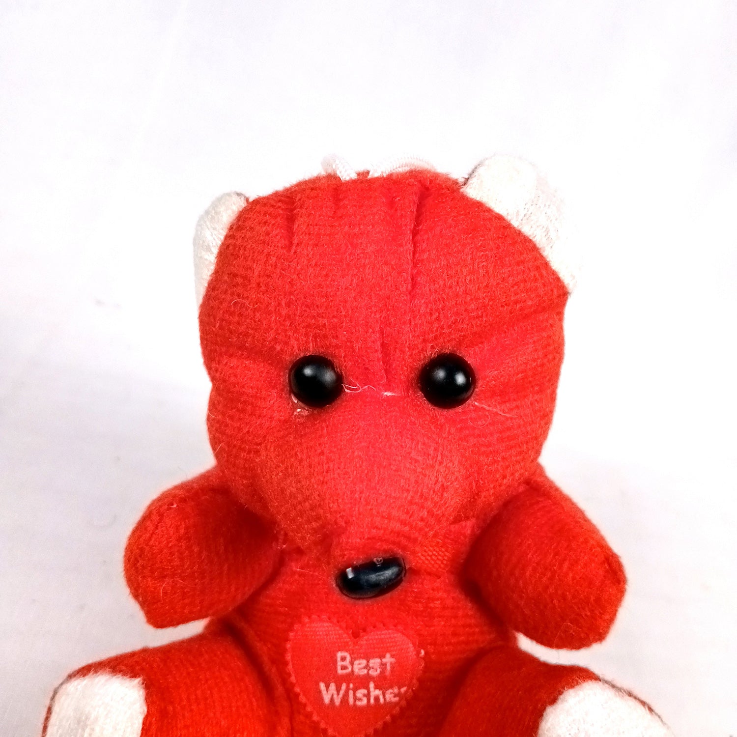 Teddy Bear Soft Toy | Small Plush Toys | Cute Stuffed Animal for Car Dashboard - for Kids, Babies, Boys, Girls, Friends, Gifts, Birthday, Friendship Day (Red) - Apkamart #Style_Design 1