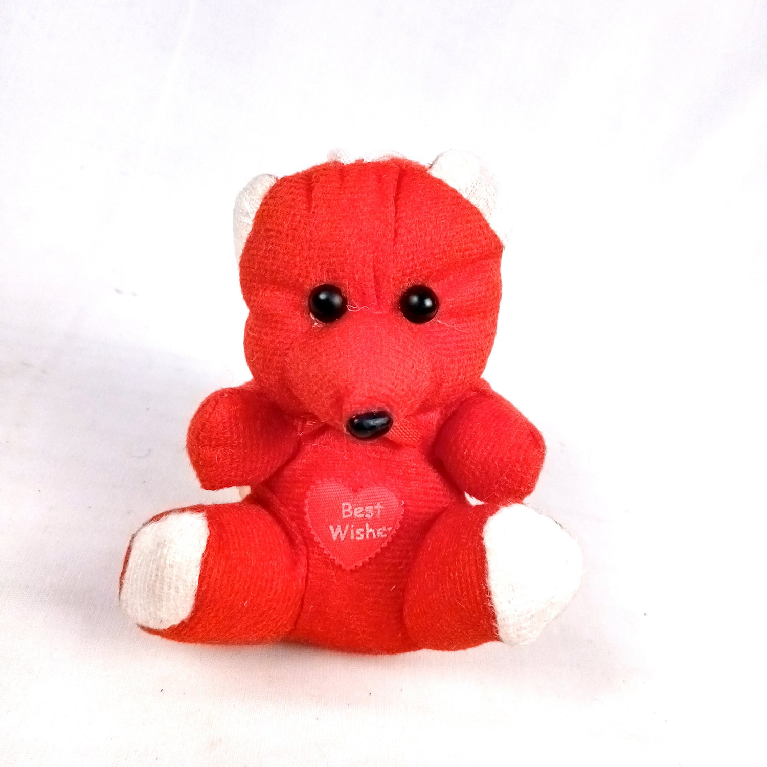 Teddy Bear Soft Toy | Small Plush Toys | Cute Stuffed Animal for Car Dashboard - for Kids, Babies, Boys, Girls, Friends, Gifts, Birthday, Friendship Day (Red) - Apkamart #Style_Design 1