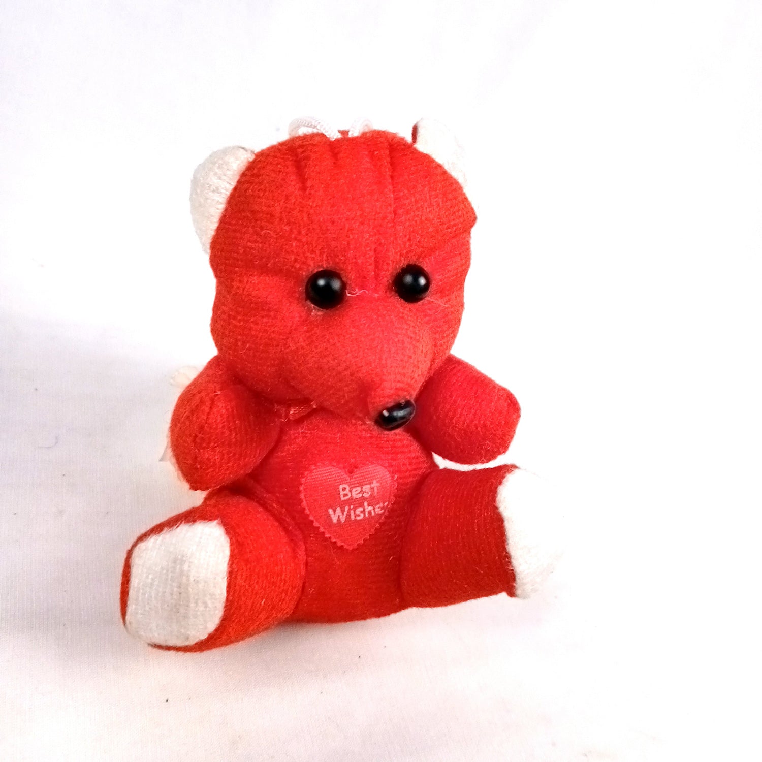 Teddy Bear Soft Toy | Small Plush Toys | Cute Stuffed Animal for Car Dashboard - for Kids, Babies, Boys, Girls, Friends, Gifts, Birthday, Friendship Day (Red) - Apkamart #Style_Design 1