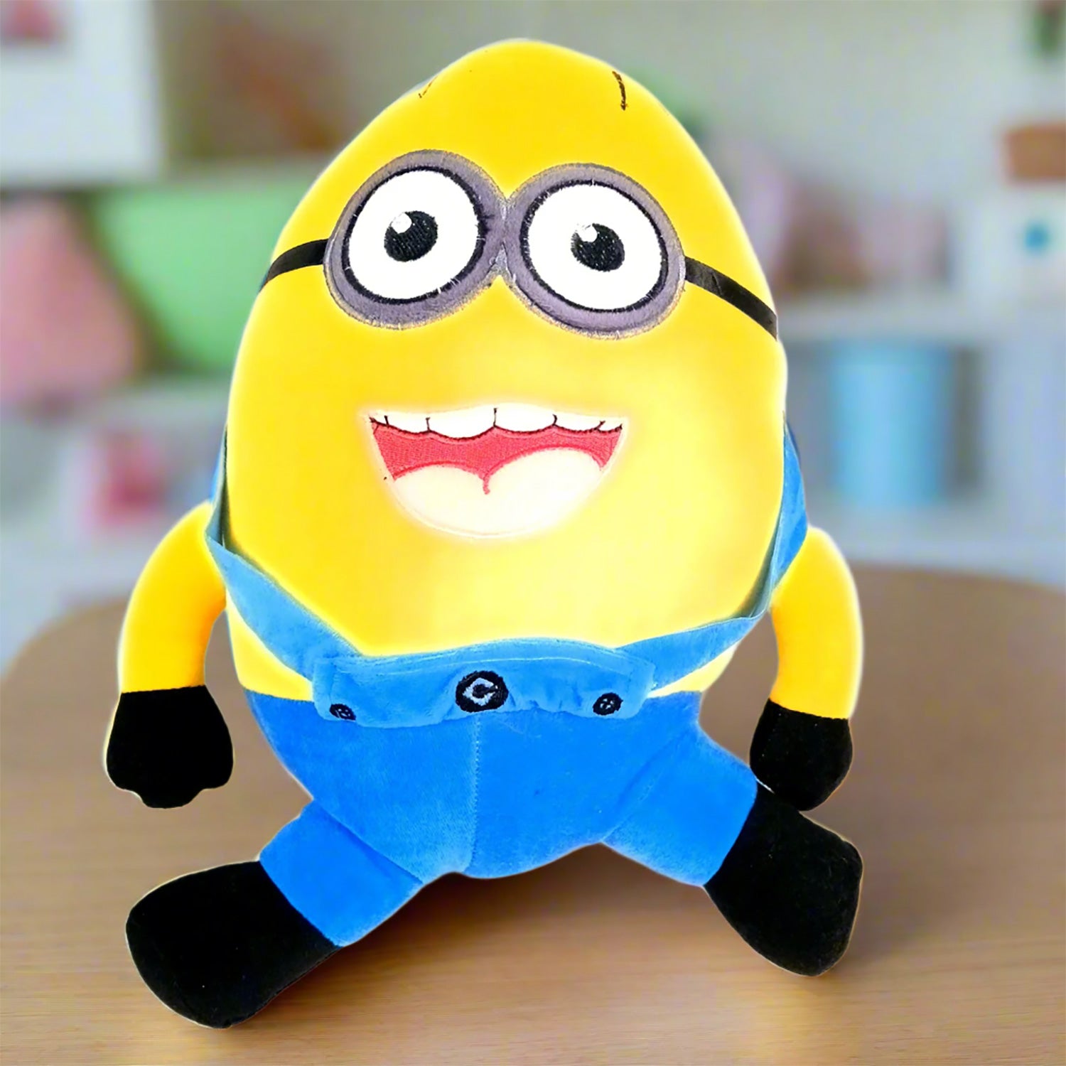 Soft Toy - Minion Design| Plush Toys | Cute Stuffed Animal - for Kids, Babies, Boys, Girls, Friends, Gifts, Birthday, Friendship Day I Gifts for Him/Her - Apkamart