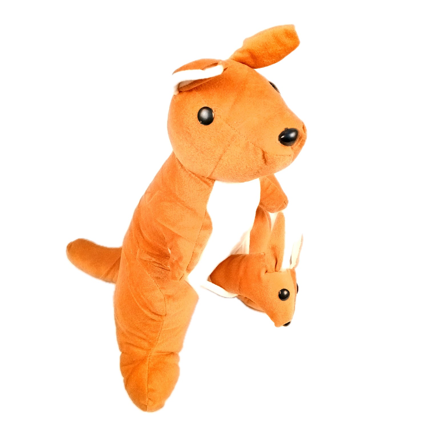 Kangaroo with Baby Soft Toy | Plush Toys | Cute Stuffed Animal - for Kids, Babies, Boys, Girls, Friends, Gifts, Birthday, Friendship Day I Gifts for Him/Her - Apkamart