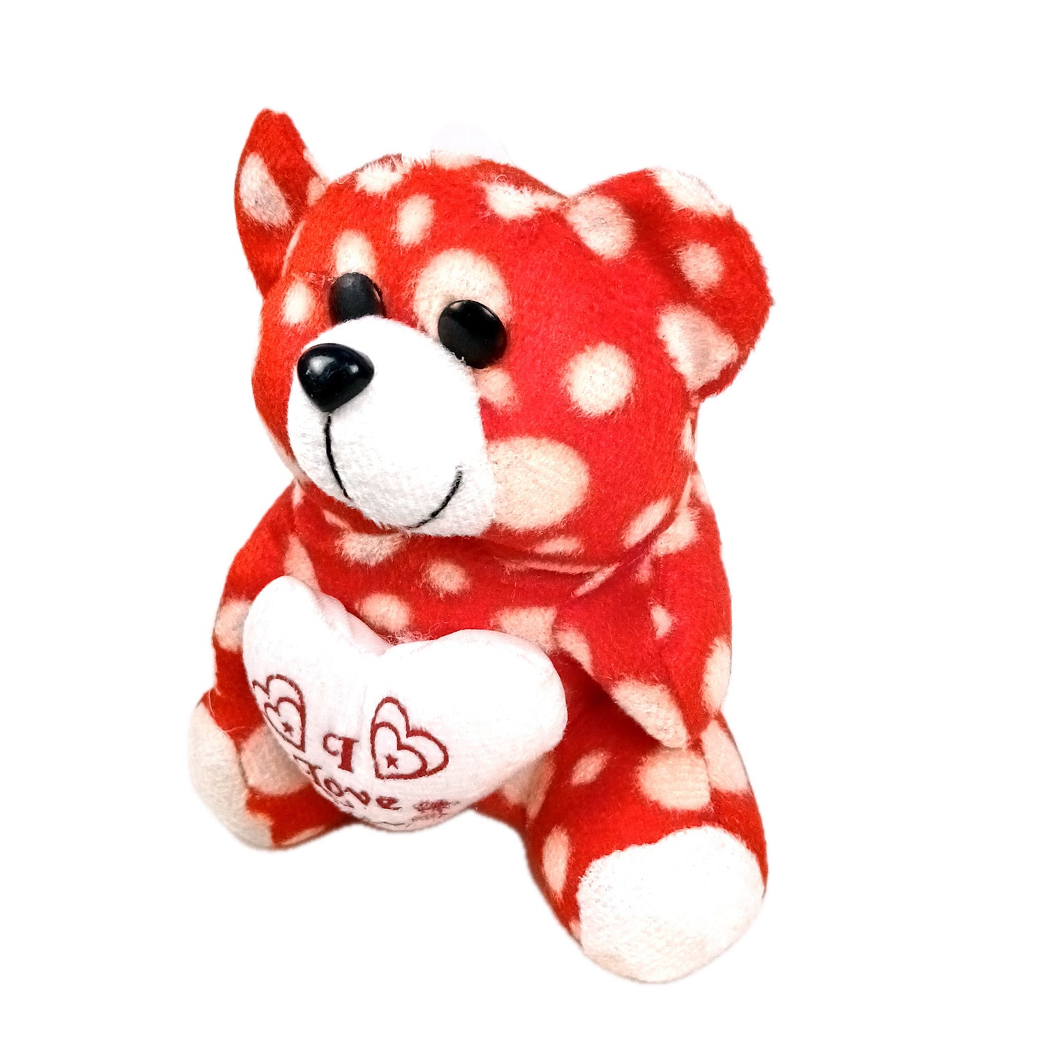 Teddy Bear Soft Toy | Hanging Plush Toys | Cute Stuffed Animal for Car Dashboard - for Kids, Babies, Boys, Girls, Friends, Gifts, Birthday, Friendship Day (Red) - Apkamart #Colour_Red