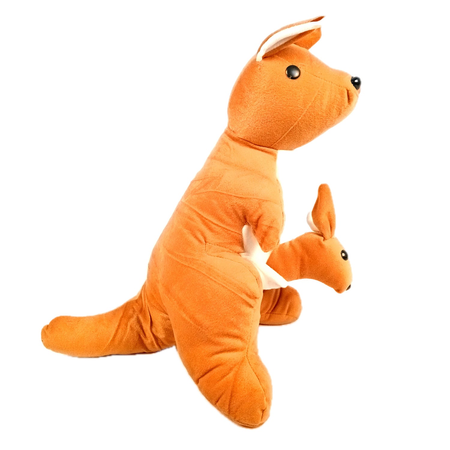 Kangaroo with Baby Soft Toy | Plush Toys | Cute Stuffed Animal - for Kids, Babies, Boys, Girls, Friends, Gifts, Birthday, Friendship Day I Gifts for Him/Her - Apkamart