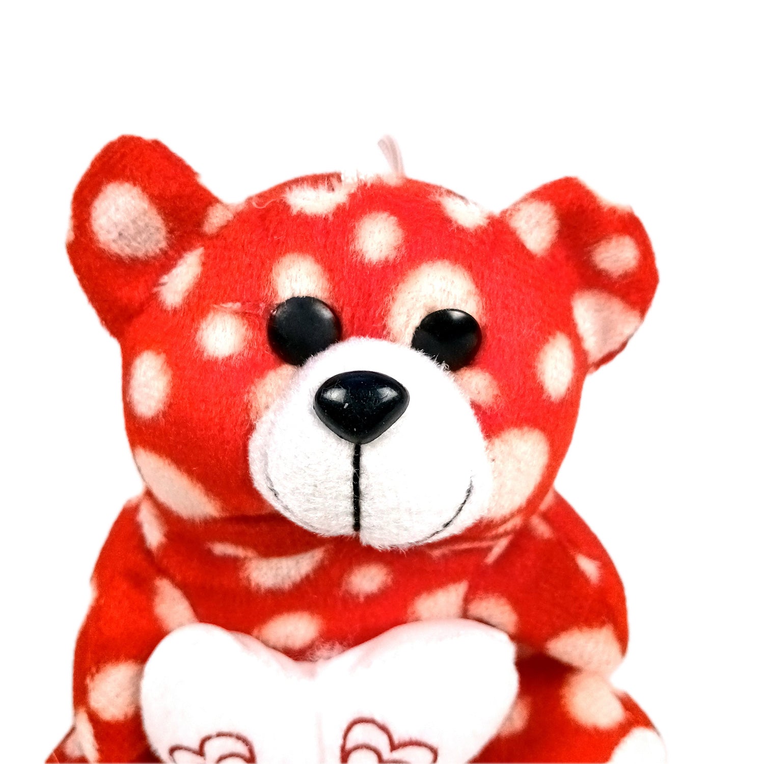 Teddy Bear Soft Toy | Hanging Plush Toys | Cute Stuffed Animal for Car Dashboard - for Kids, Babies, Boys, Girls, Friends, Gifts, Birthday, Friendship Day (Red) - Apkamart #Colour_Red