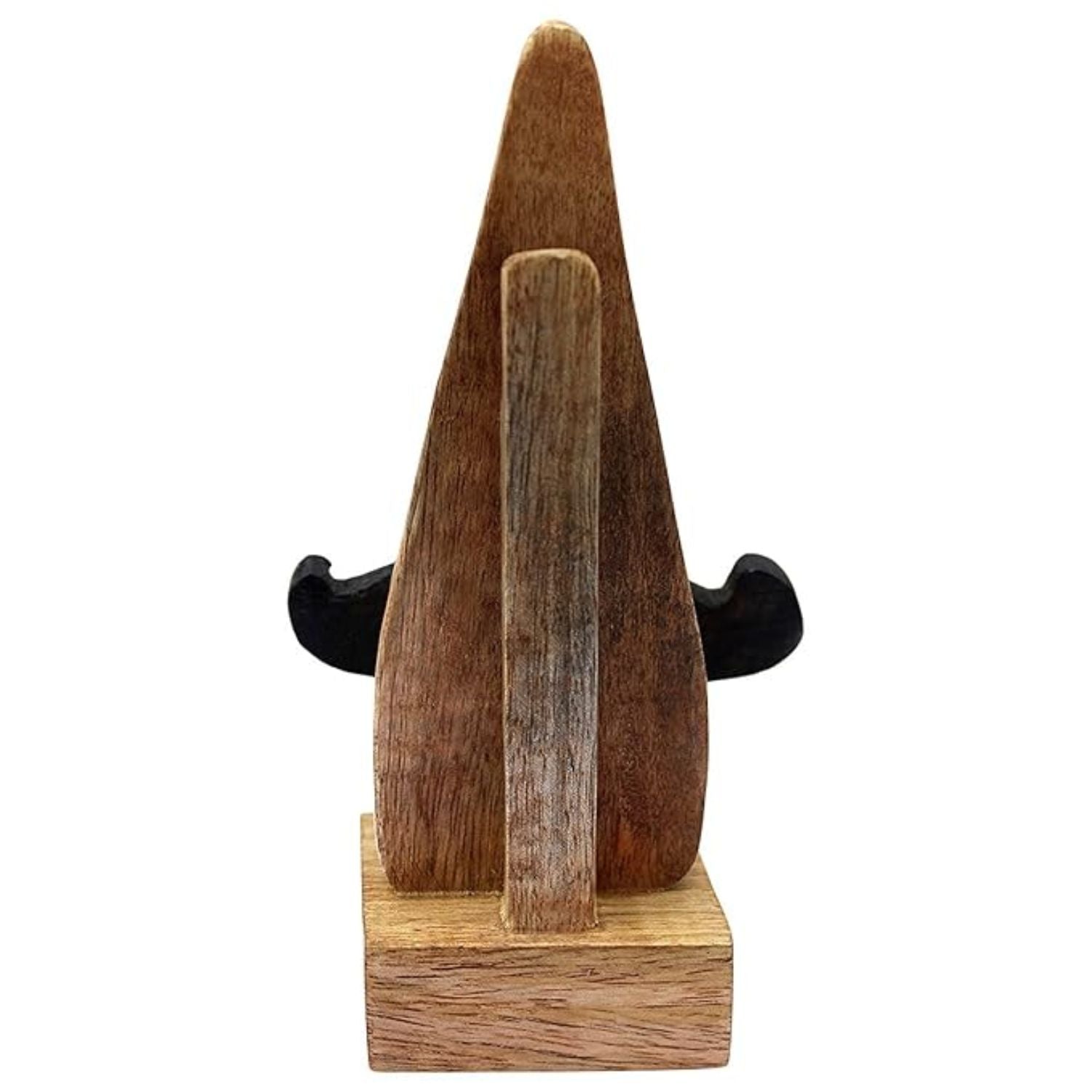 Wooden Nose Shaped Spectacle Holder | Specs Stand | Glasses Stands - For Home, Desktop, Table, Office Decor, Organization & Gifts - 6 Inch - Apkamart