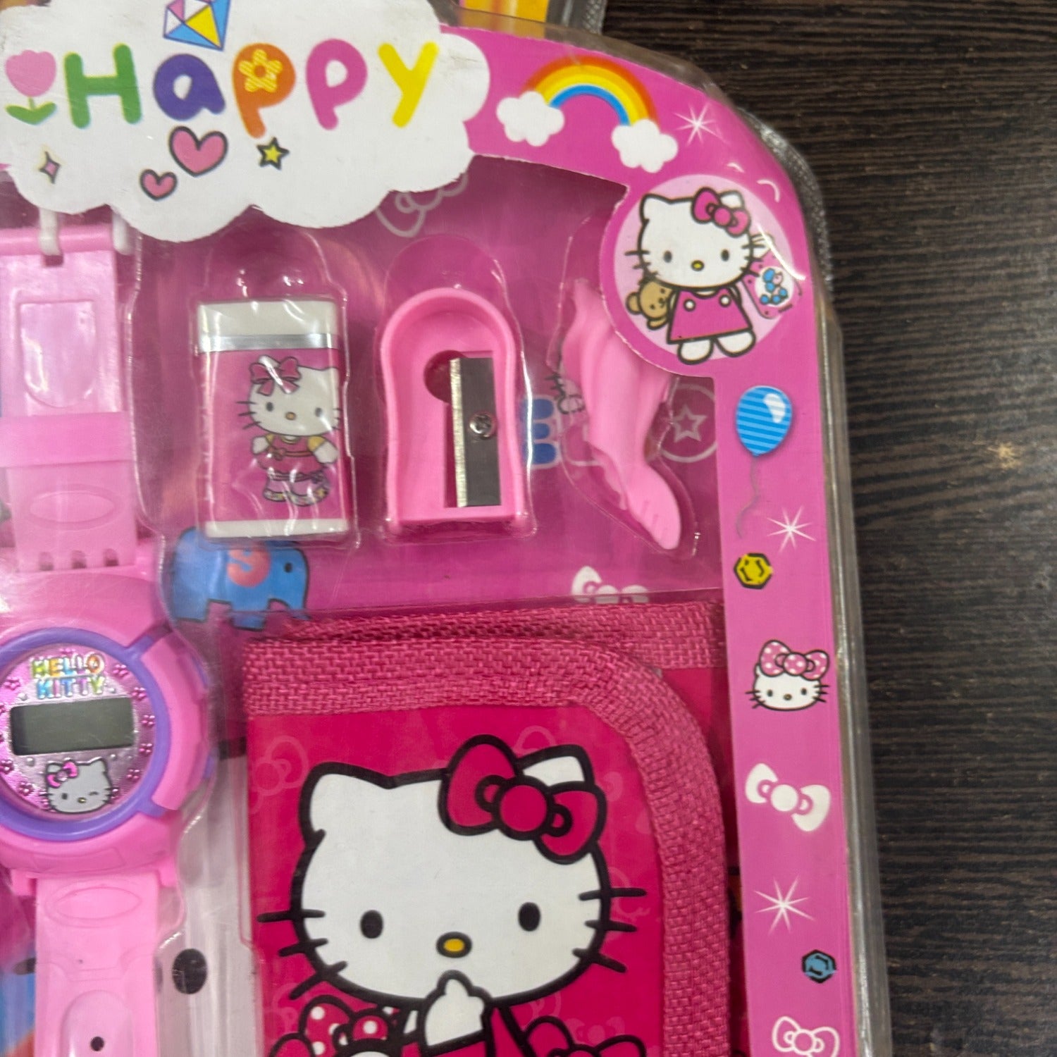 Cartoon Design Stationary Kit for Kids & Students | Complete School Stationary Kit with Pencil, Eraser, Diary, Watch & Study Essentials