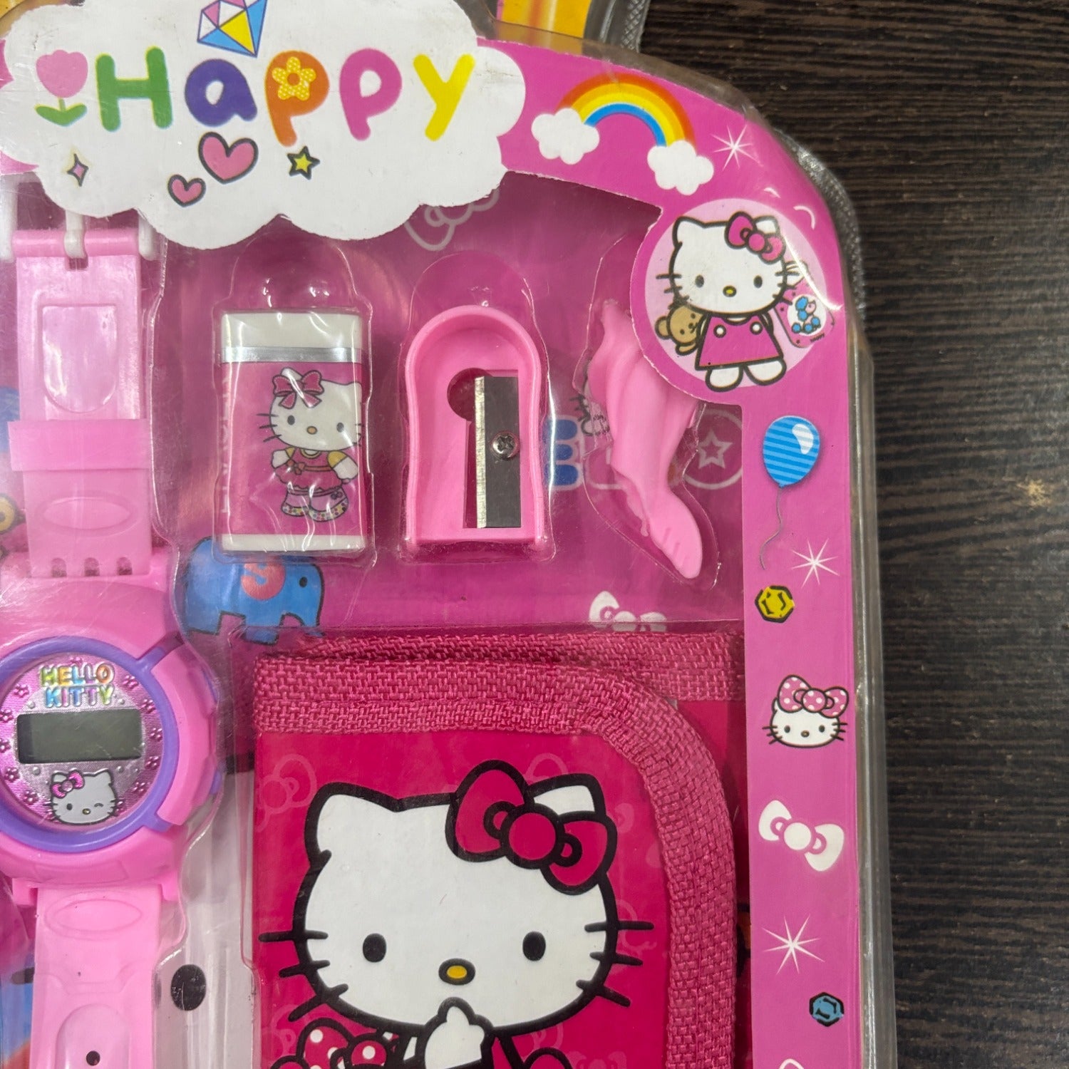 Cartoon Design Stationary Kit for Kids & Students | Complete School Stationary Kit with Pencil, Eraser, Diary, Watch & Study Essentials