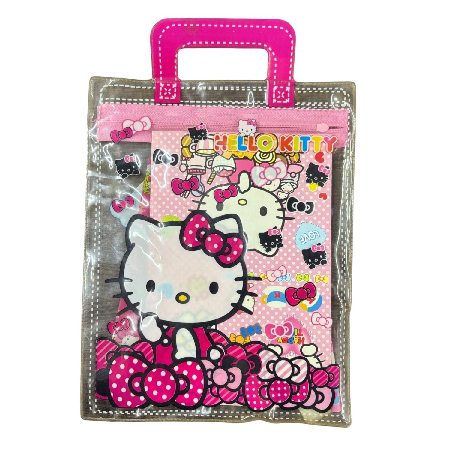 Kitty Design Stationary Kit for Kids & Students | Complete School Stationary Kit with Pencil, Eraser, Diary Sharpener & Study Essentials - Apkamart