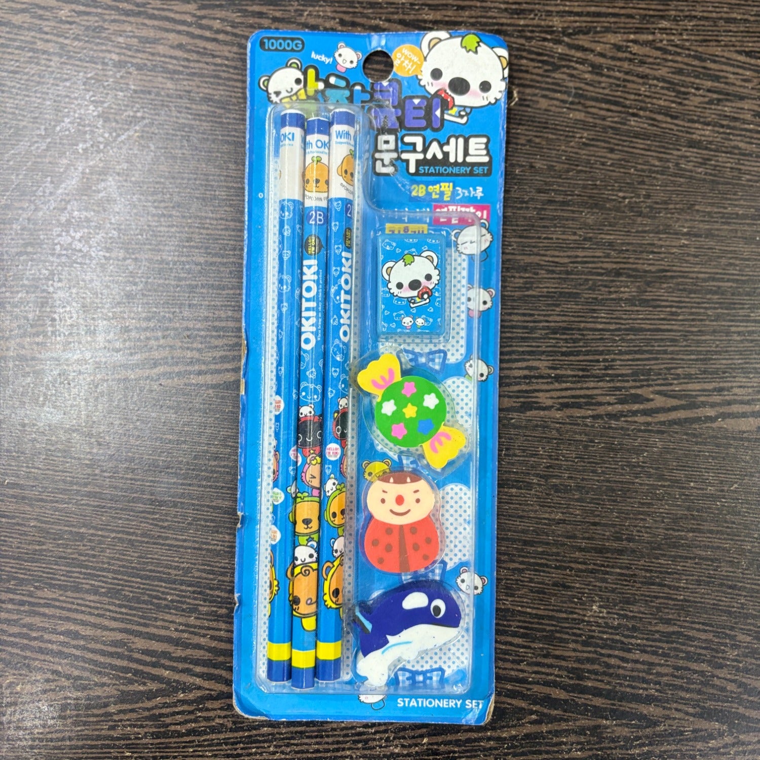 Cartoon Design Stationary Kit for Kids & Students | Complete School Stationary Kit with Pencil, Eraser, Sharpener & Study Essentials