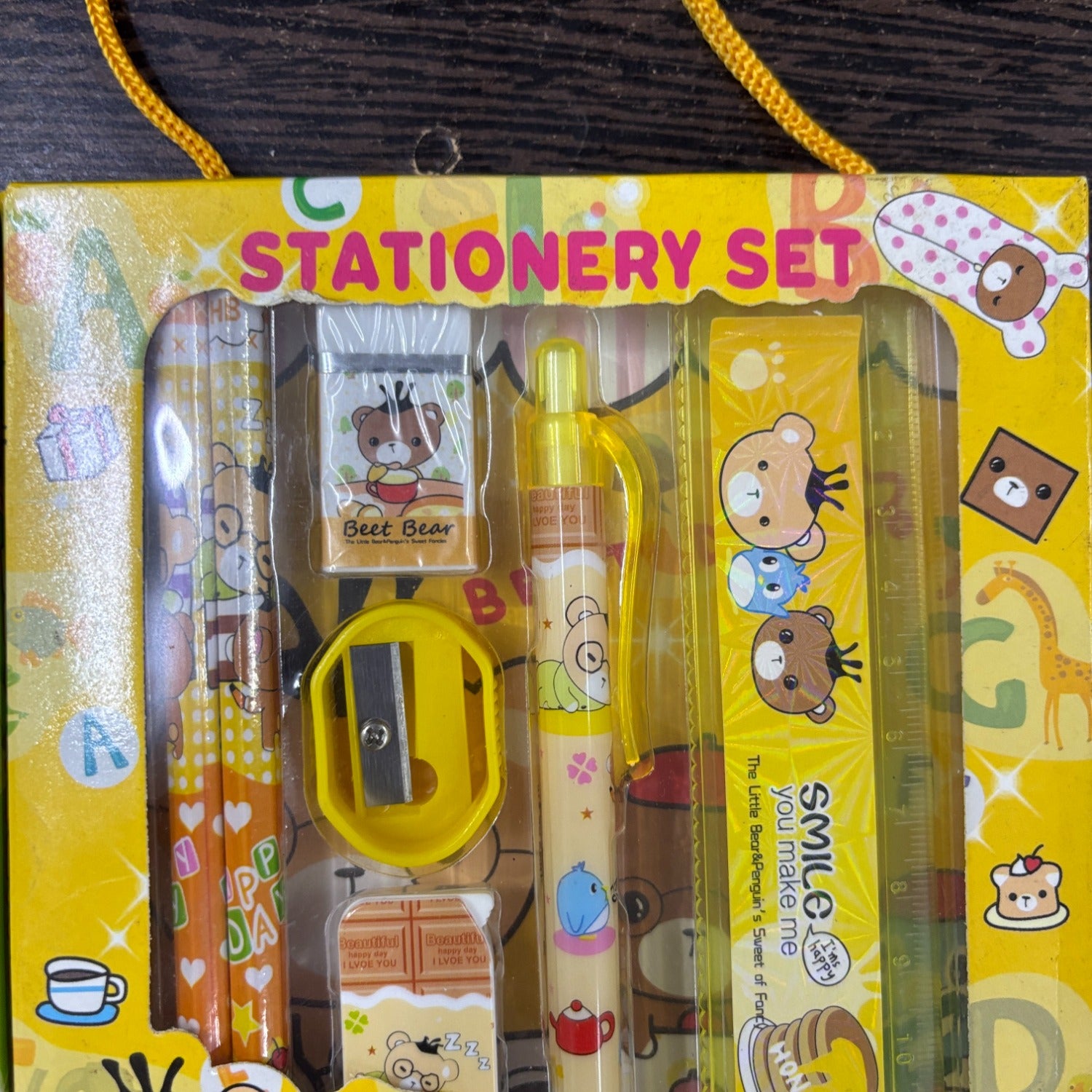 Stationary Kit for Kids & Students | Complete School Stationary Kit with Pencil, Eraser, Scale Sharpener & Study Essentials