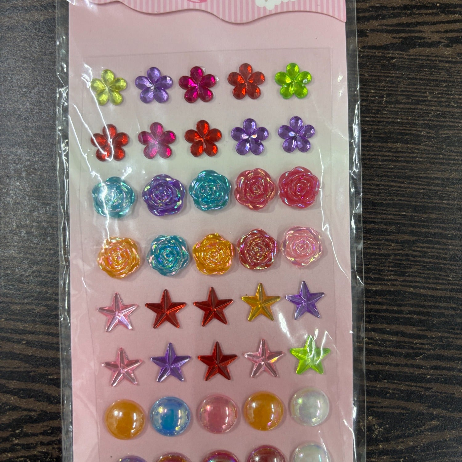 3D Sticker Pack for Kids | Fun Smile & Flower Design 3D Sticker Set for Craft DIY Scrapbooking School Project & Art Activities